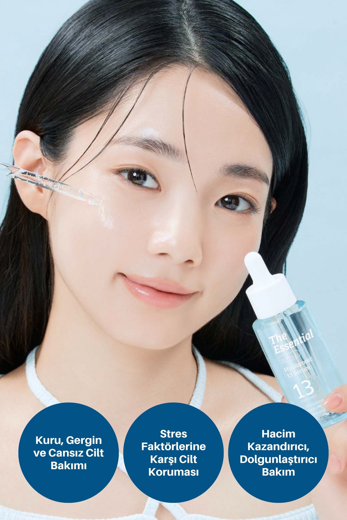 The Essential By Hyaluronic 13 Serum - 13 Tip Hyalüronik Asit İçeren Yoğun Nem Serumu — 14010096 — تصویر 2 از 8