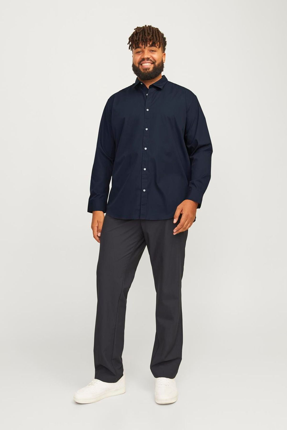Jack & Jones Büyük Beden Uzun Kollu Gömlek - Joe