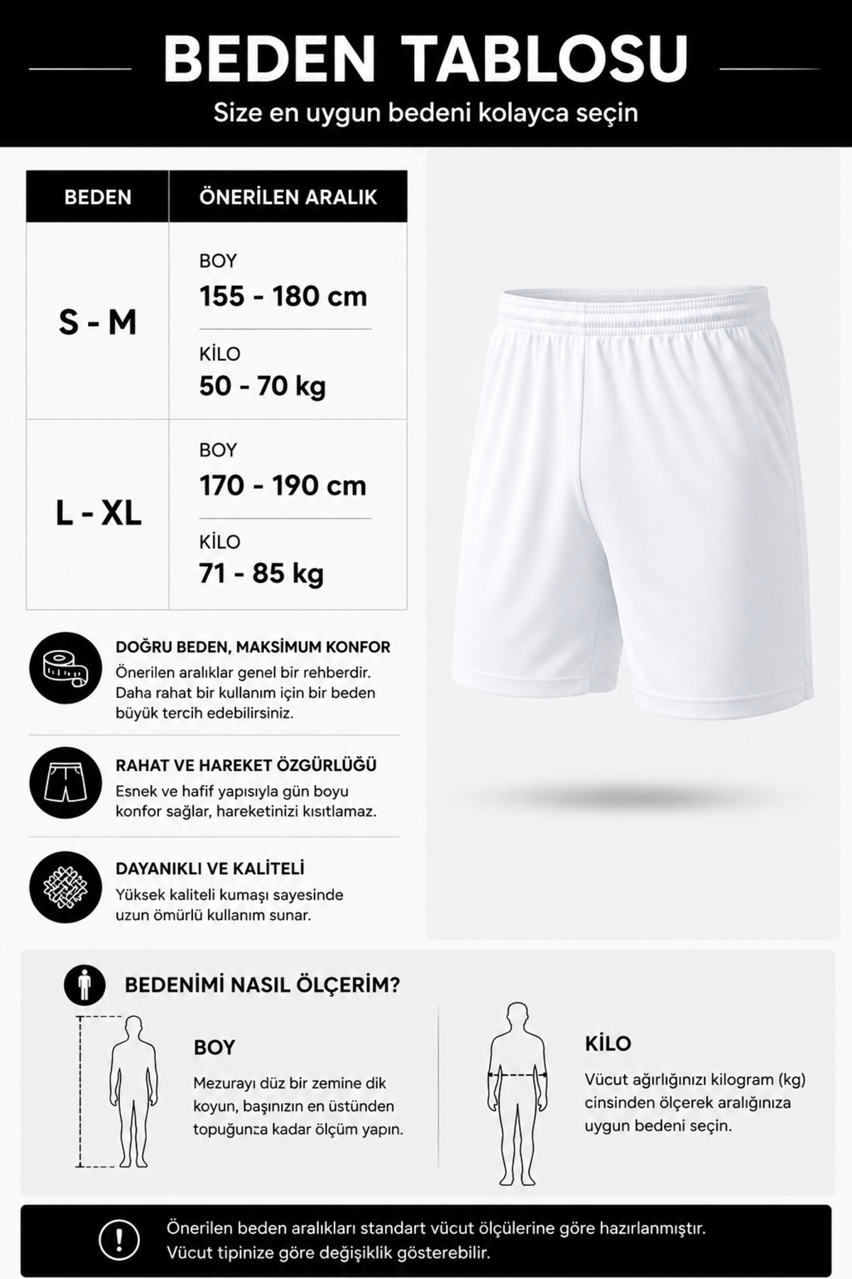 hn sport Spor Şort Cepsiz Astarlı ve İpli Halı Saha Futbol Şortu Hafif Rahat Antrenman ve Maç Şortu görsel 4