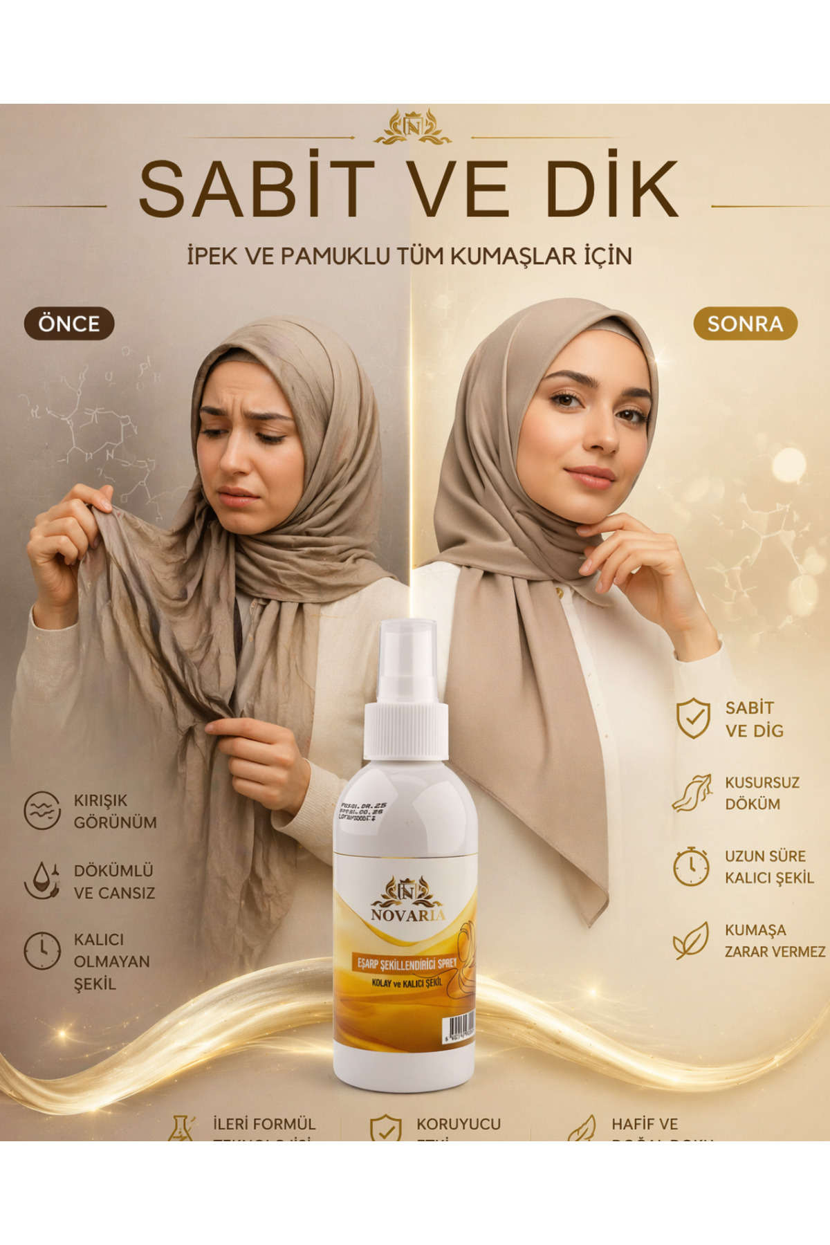 Gün Boyu Kalıcı Eşarp ve Şal Şekillendirici Sprey — TYC6EACEBB058C70EB1161400 — تصویر 2 از 8