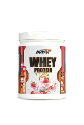 NOWUP NUTRITION %100 Whey Protein Çilek Aromalı 252 Gr | 25g Protein