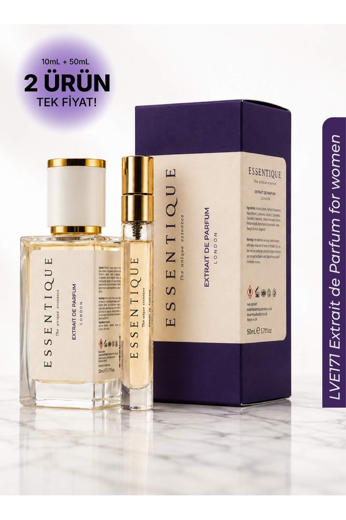 Essentique LA VIE EST BELLA MUADİLİ LVE171 2Lİ SET 50ML+10ML KADIN EXTRAIT DE PARFUM — TYCAAC770753A56D08093E200