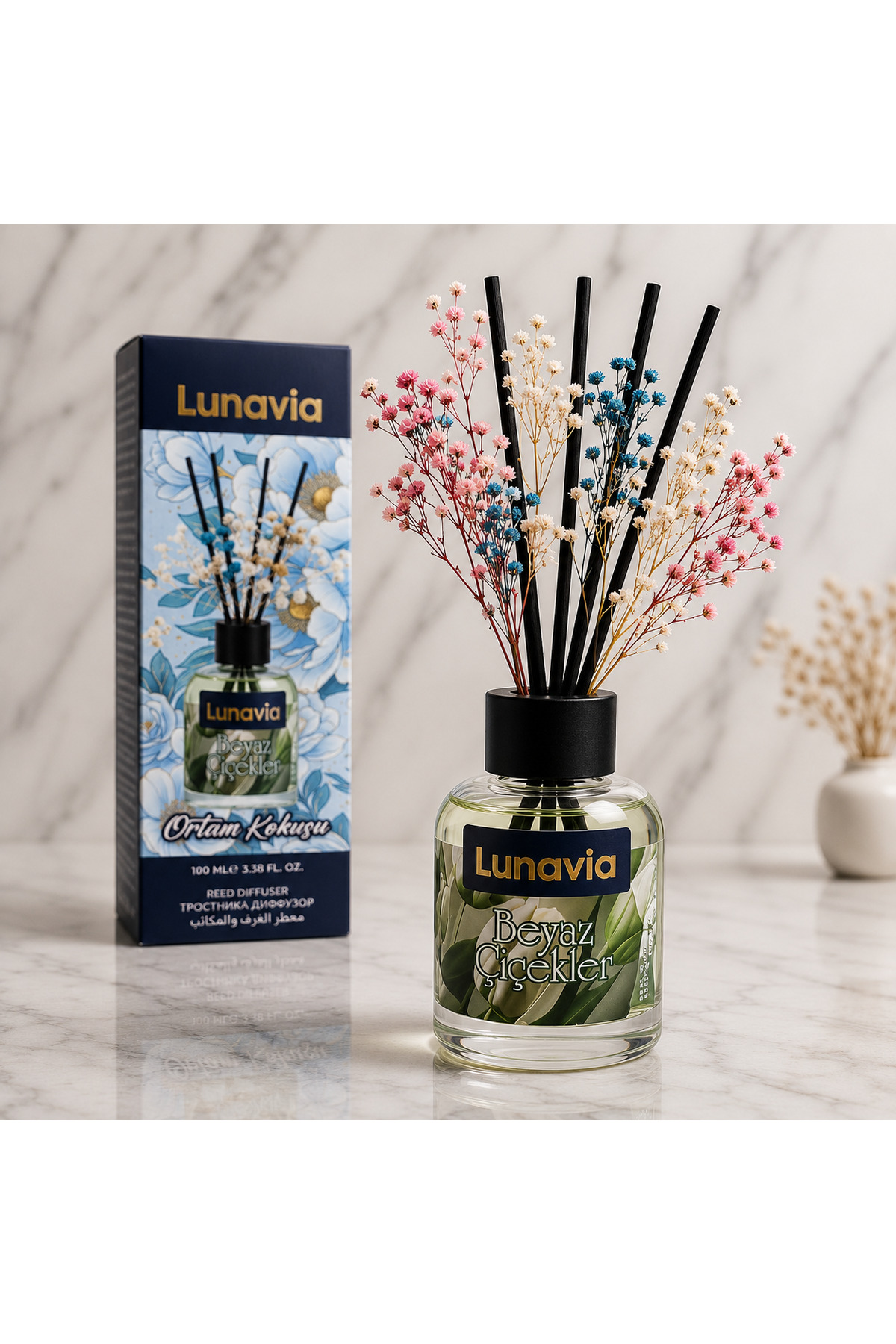 Stick Room Fragrance White Flowers 100ml Decorative Floral