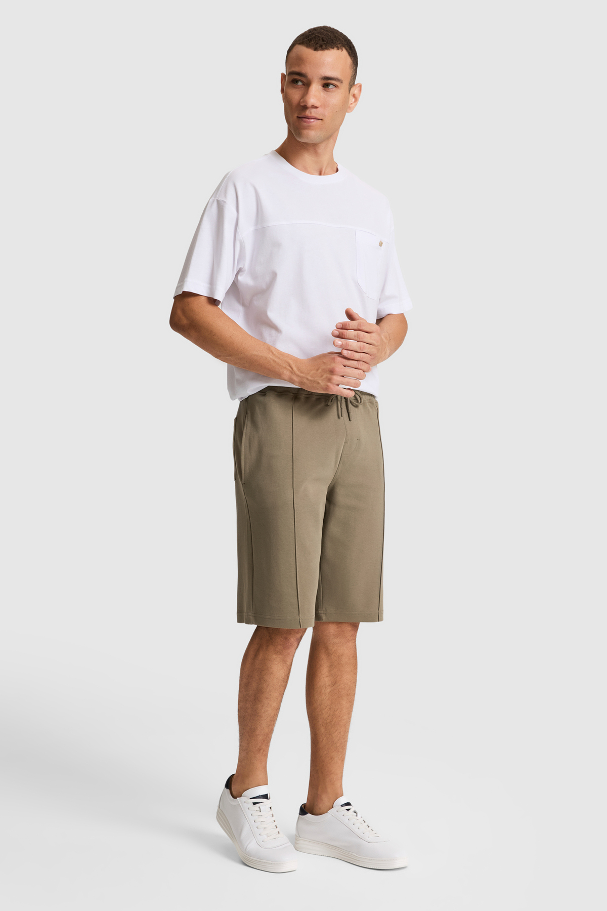 U.S. Polo Assn. Erkek Haki Örme Şort 50327203-VR027 görsel 3