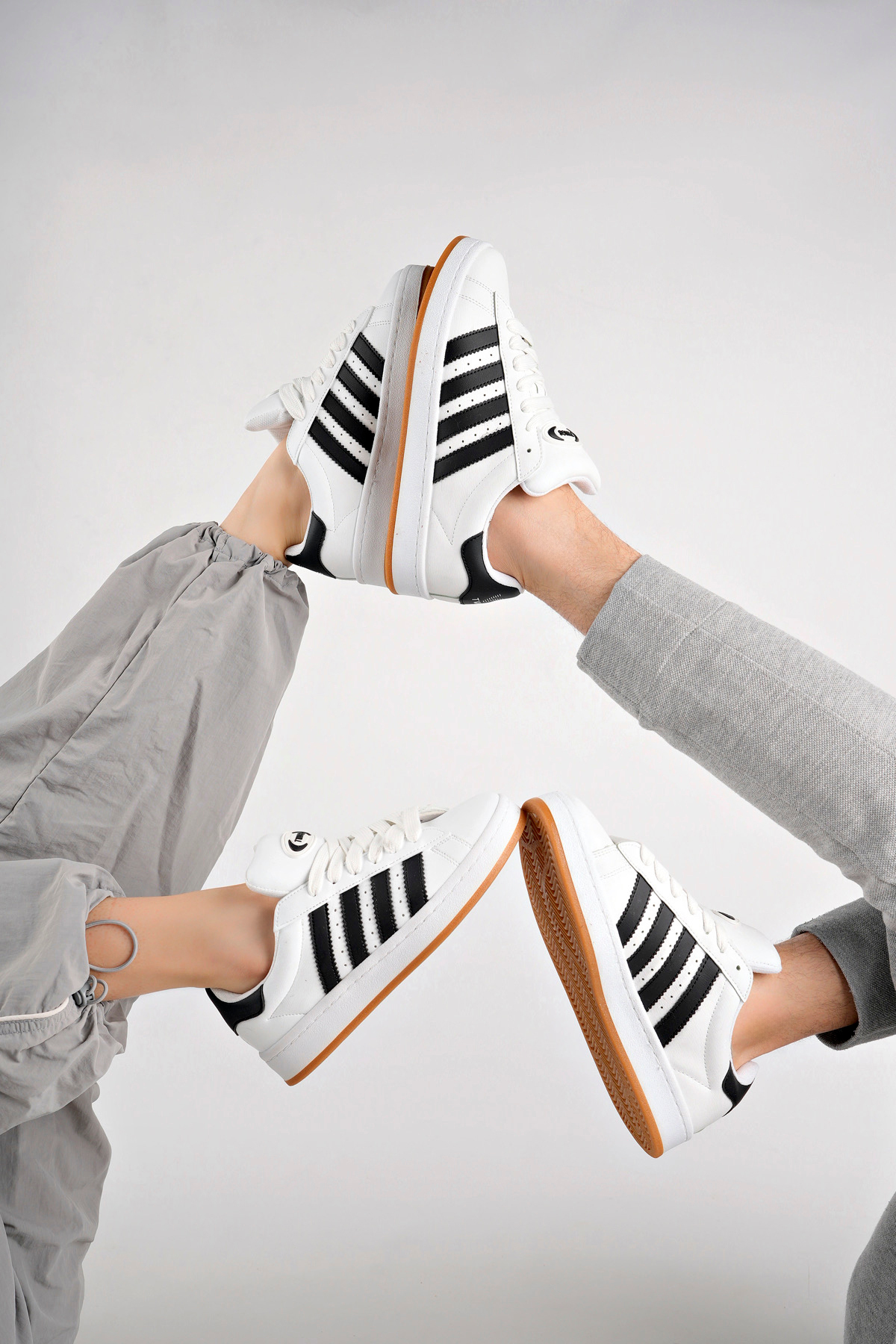 Freemax Dikişli Taban iç Tabanlık Garantili Sneaker Spor Ayakkabı Cmp88 Beyaz Siyah görsel 5