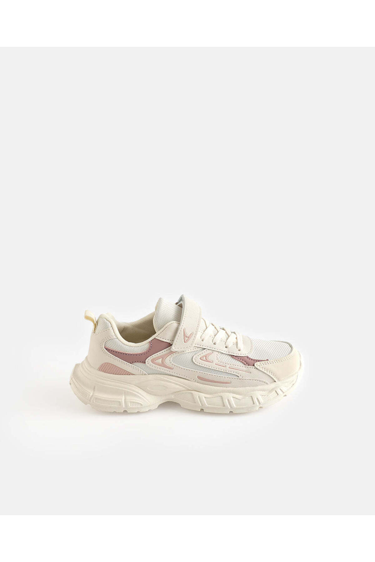REDTAG Girls Beige & Pink chunky sneakers