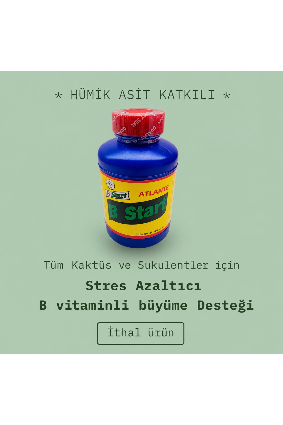 ATLANTE CACTUS B START B1-Hümik asit katkılı köklendirici ve stres