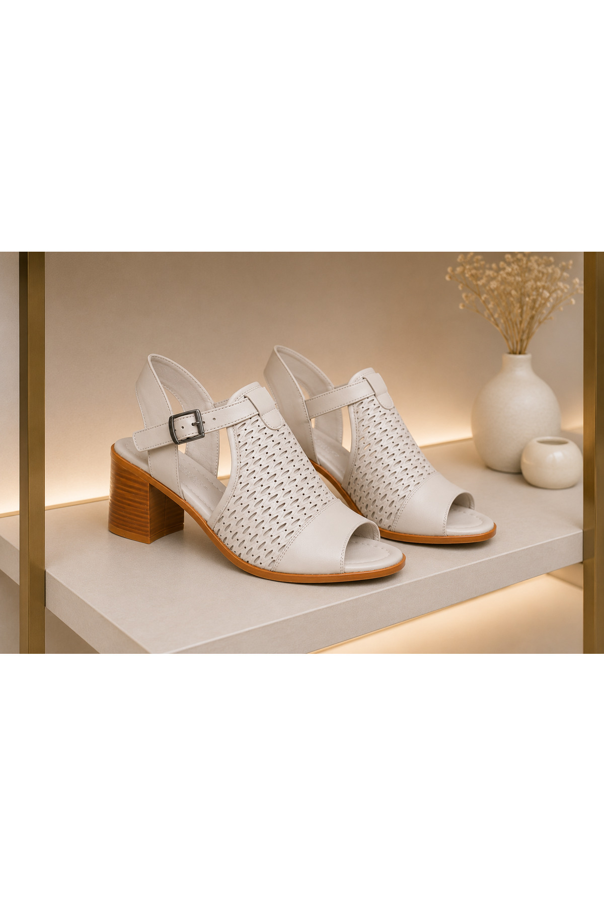 Maiss Shoes Kadın Hakiki Deri Sandalet görsel 3