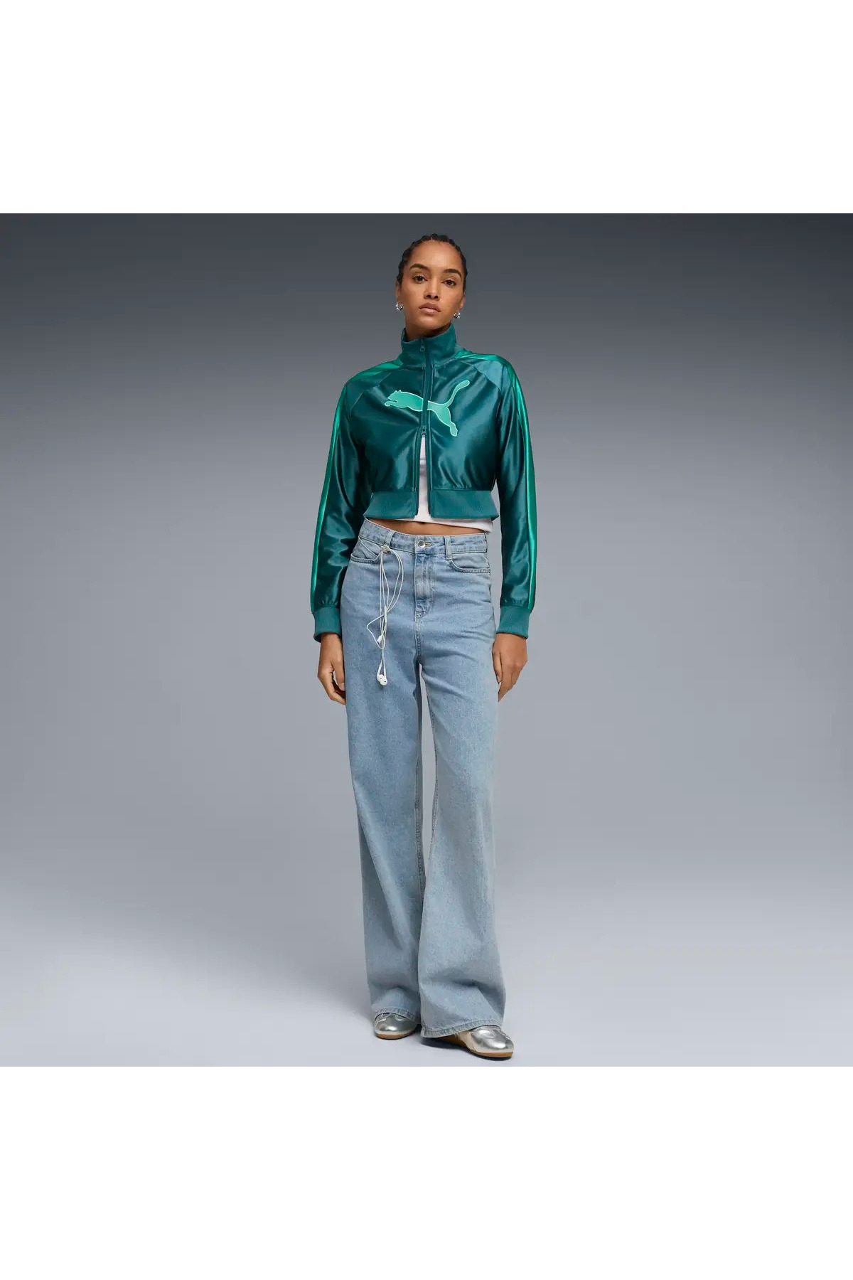 Puma FUTURE.PUMA.ARCHIVE Jacket Yeşil Kadın Ceket görsel 3