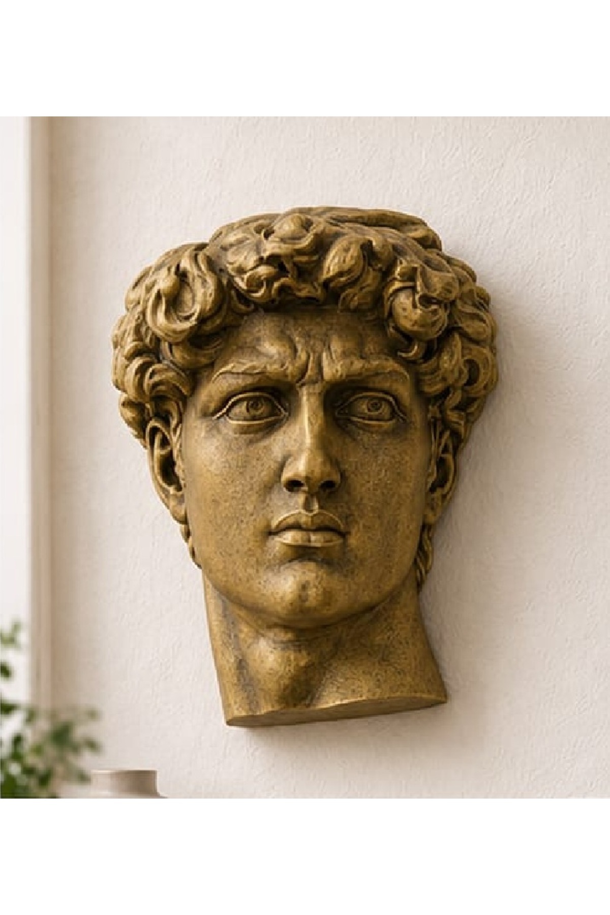 Antique Antique David Bust Wall Pot Decorative Wall Bust Pot Wall Pot
