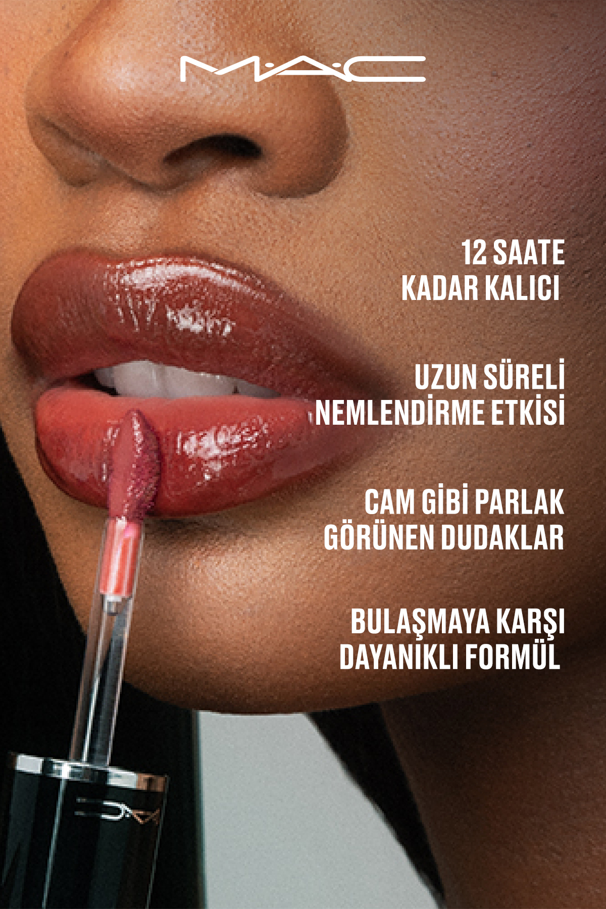 رنگ لب StainGlass Lusterglass - Lip Tint با اثر مرطوب کنندگی ماندگار تا 12 ساعت - Sheer را ببینید 8