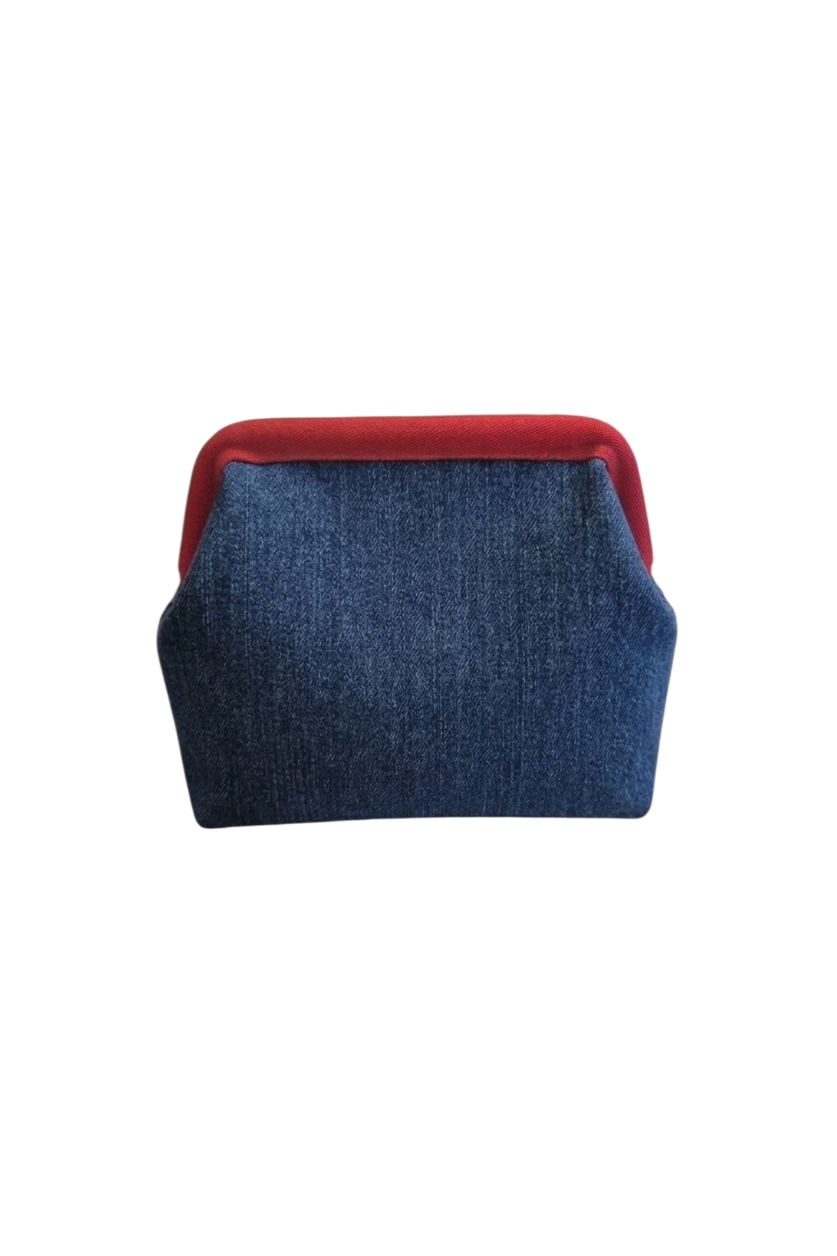 handedizayn Gizli Burslu Denim Kadın Clutch El Çantası