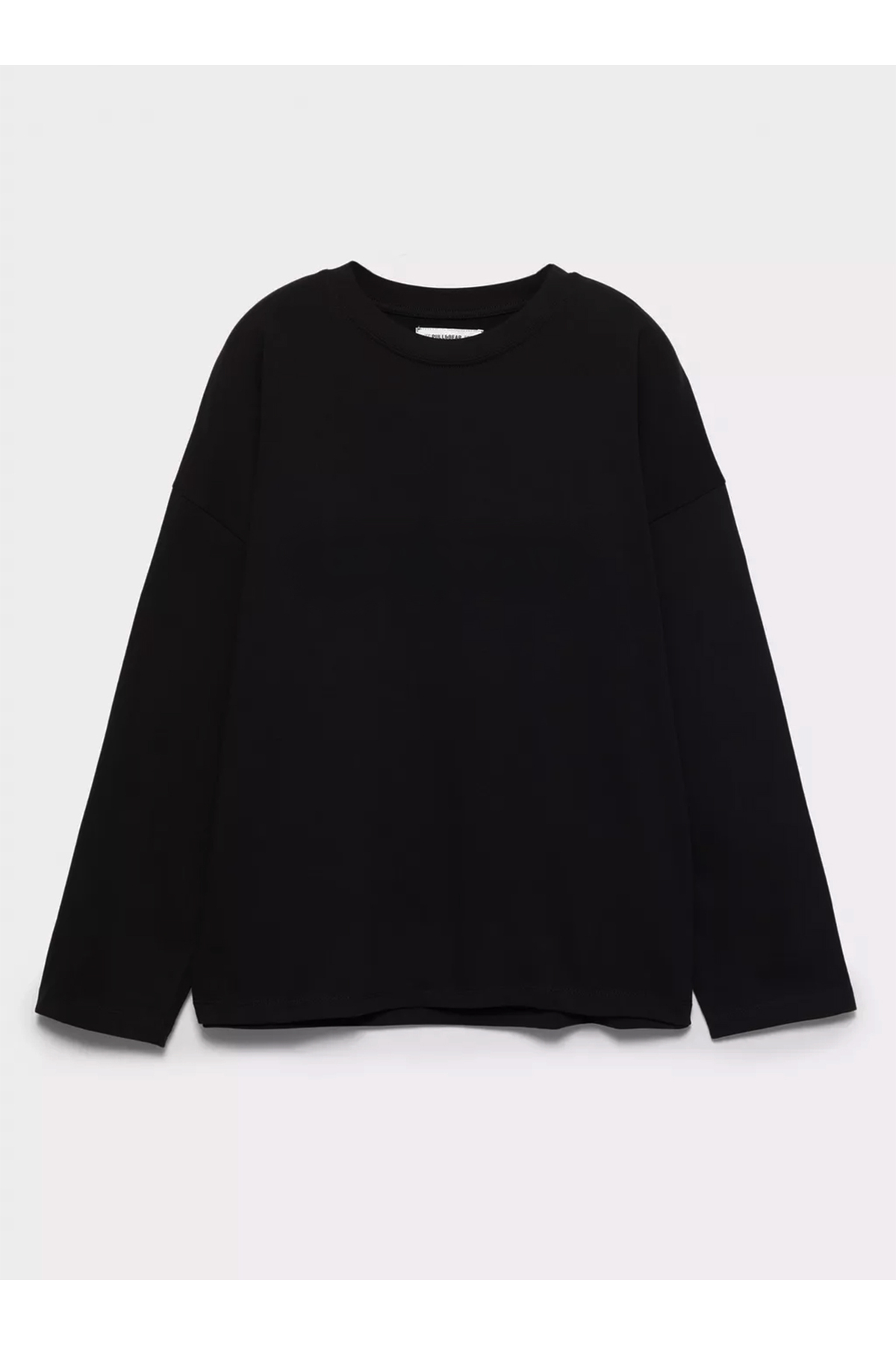 Disante %100 Pamuk Oversize Fit Bisiklet Yaka Uzun Kollu T-shirt