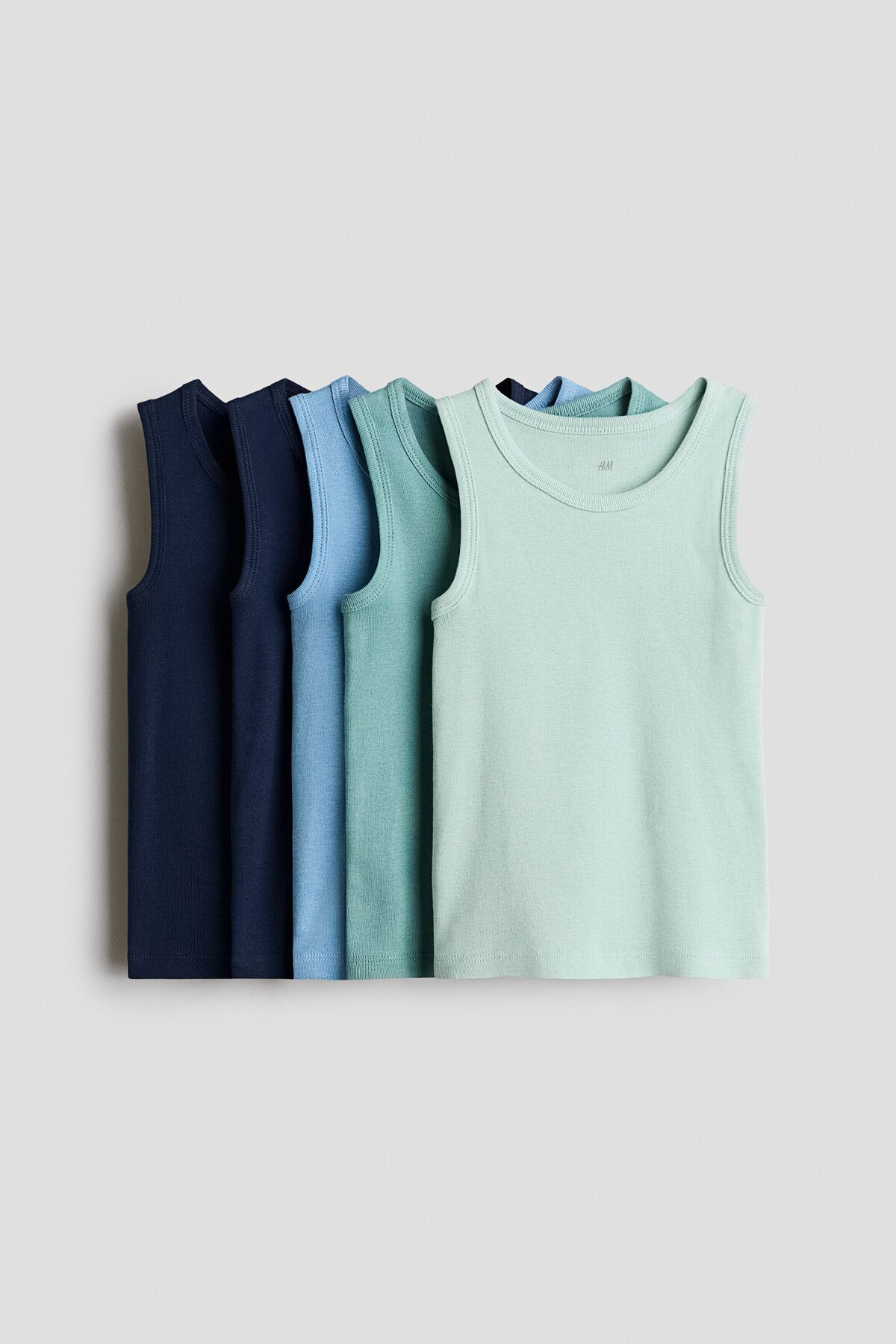 تاپ بدون آستین ۵ تکه اچ اند ام تی شرت H&M