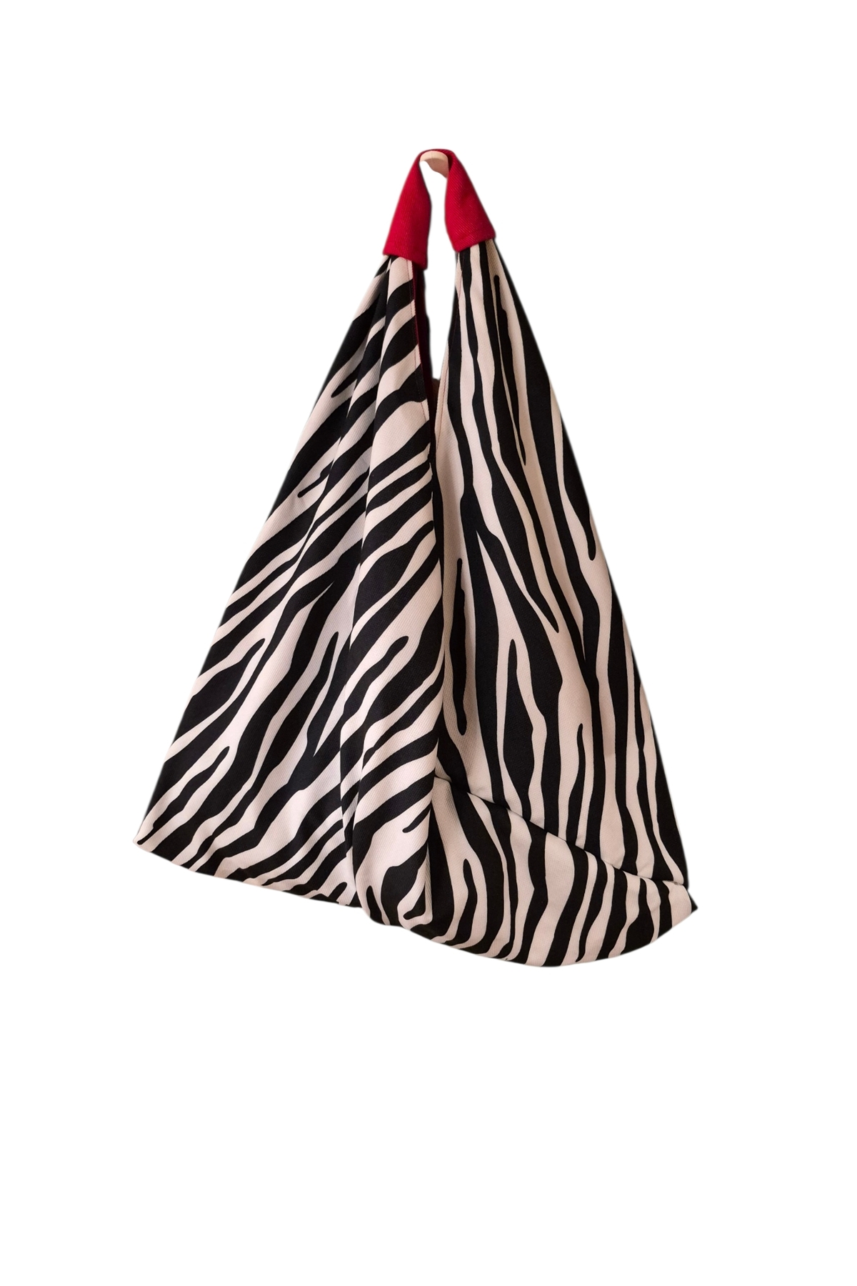 handedizayn Hande Dizayn Sevgililer Anneler Günü Siyah Beyaz Zebra Origami Model Omuz Çantası görsel 3