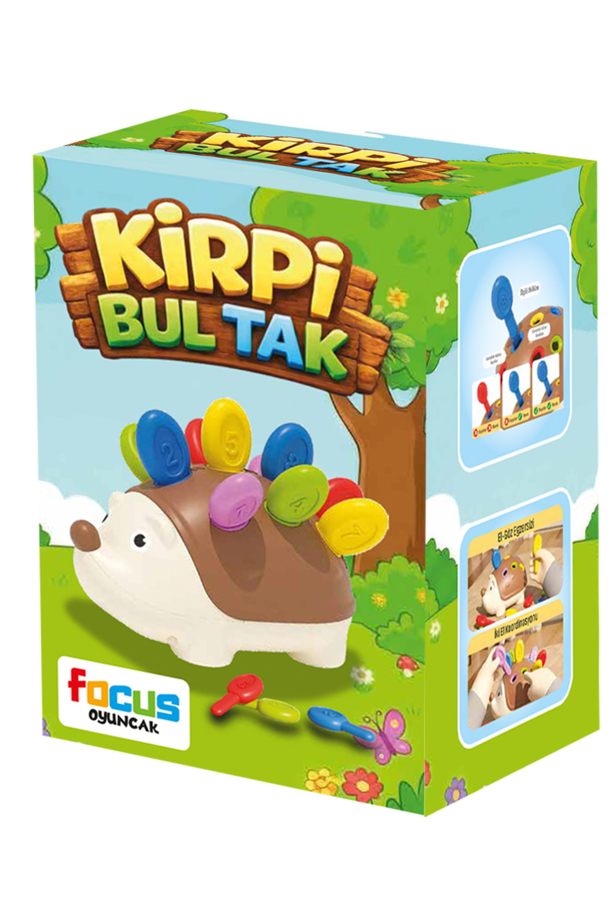 Espri Toys Eğitici Bul Tak Kirpi Kutu Oyunu