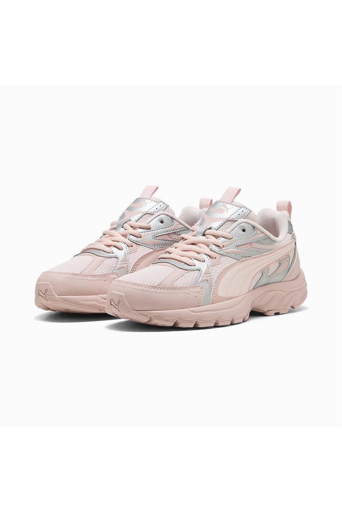 Puma 402623 07 Milenio Tech Pink-Silver Women's Sports Shoes