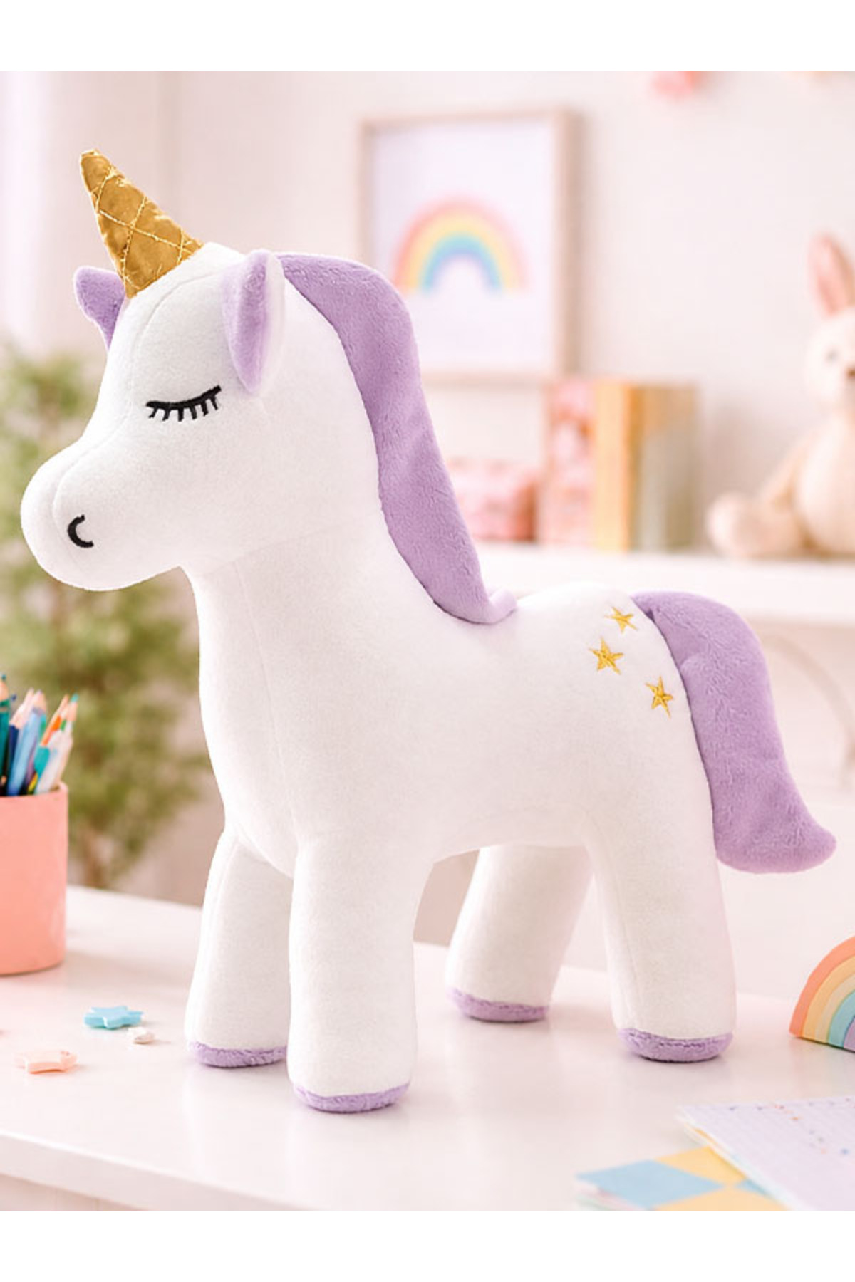 Sleeping Friend Plush Unicorn Pillow 33 cm.