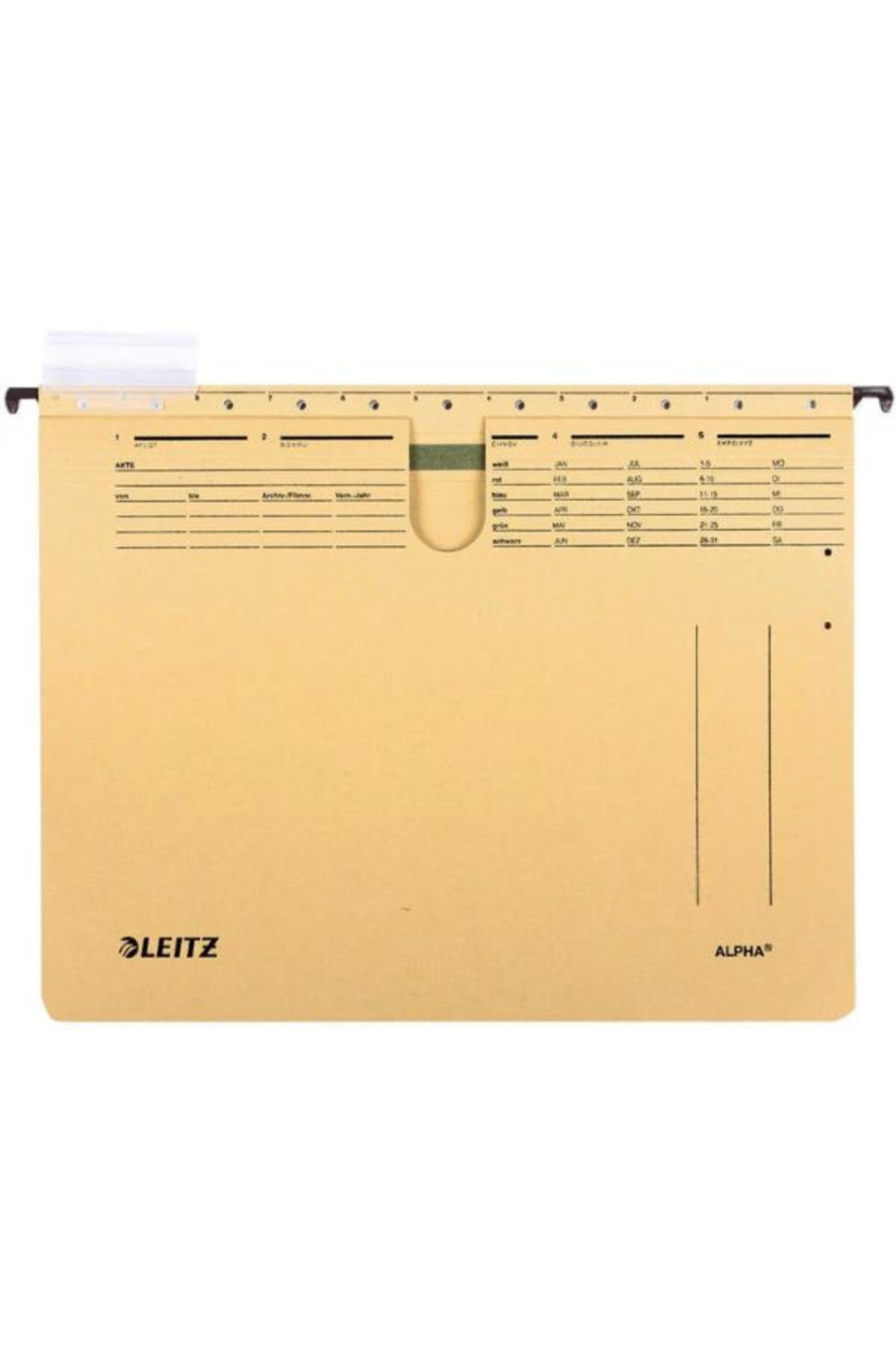 Leitz 1914 Kraft Alpha Askılı Dosya Telli 10`Lu Paket - KOD