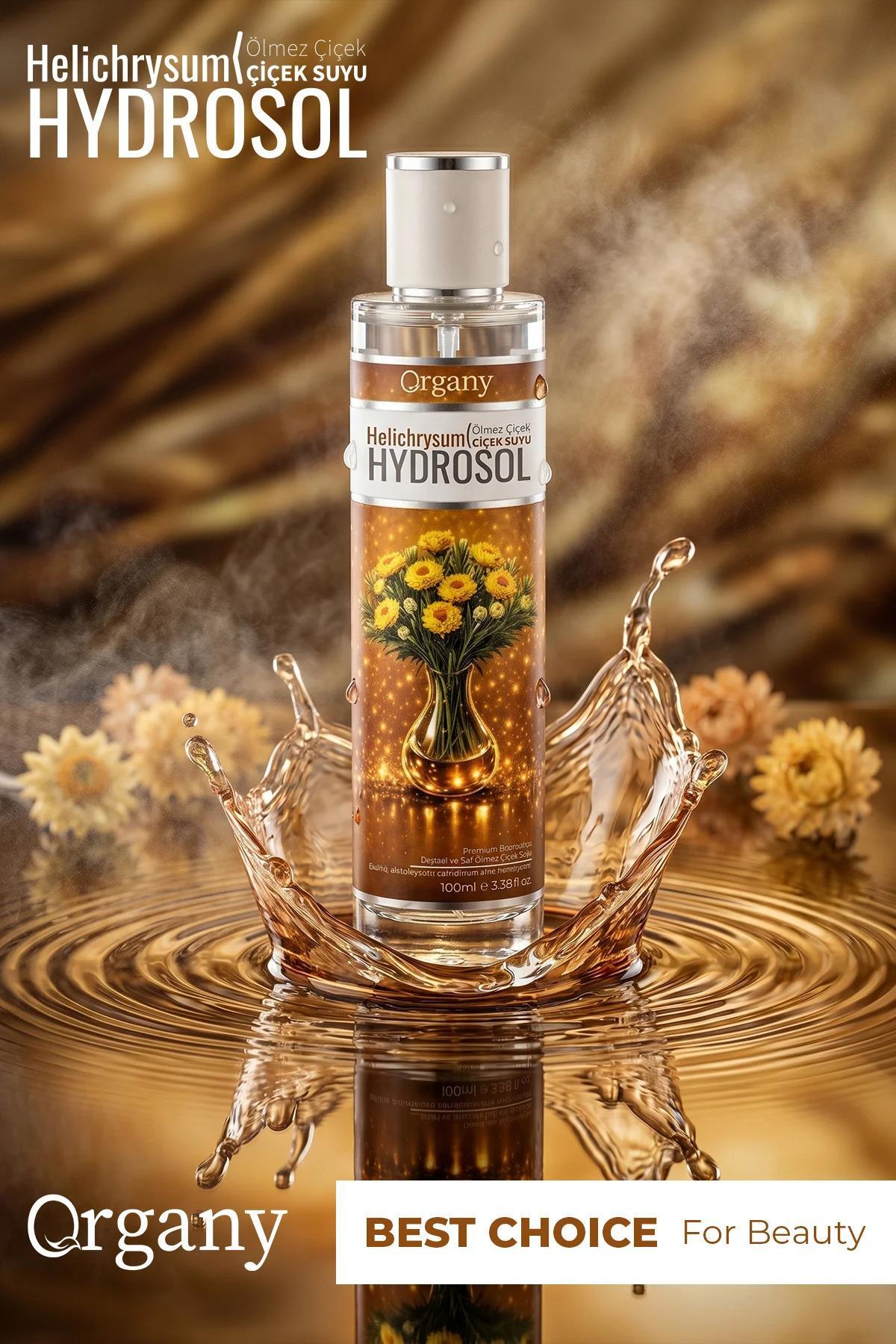 Ölmez Çiçek suyu hidrosolü Yaşlanma Karşıtı %100 Doğal Leke ve Kırışıklık Görünümüne Karşı Yüz Bakım Toniği Helichrysum Hidrosol 100 ml — OGDSOLC100 — تصویر 3 از 4