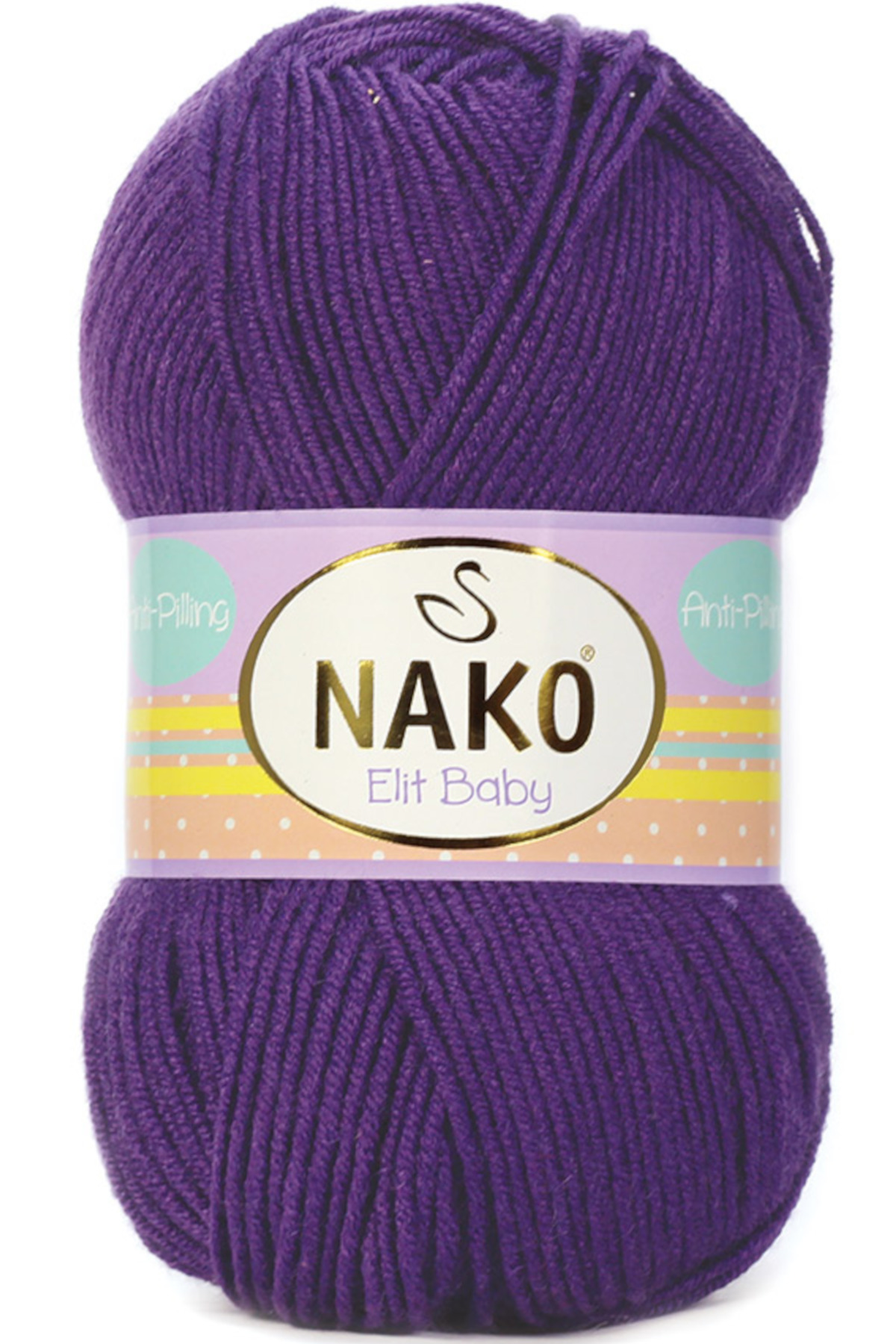 N.ako Elite Baby Anti Pilling Nonshedding Baby Rope 10253 Plum Purple
