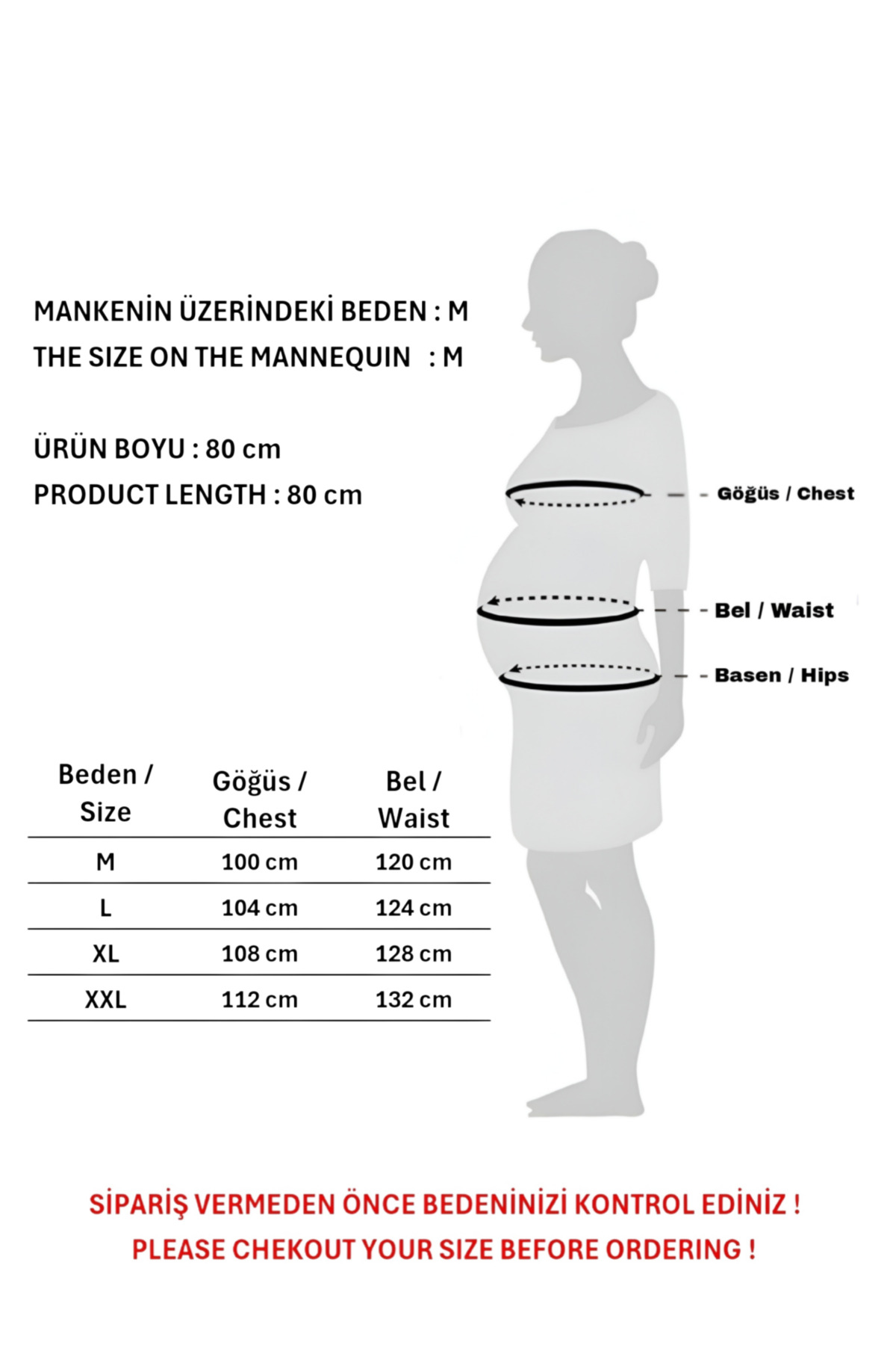 KATLİN MATERNİTY WEAR Hamile Siyah Gömlek, Poplin Pamuklu Kumaş, Yanlardan Bağcık ve Kollar Kıvrımlı Detaylı görsel 4
