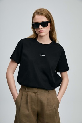 Lufian 121020034 Dıdo T-Shirt Kadın Tişört SİYAH