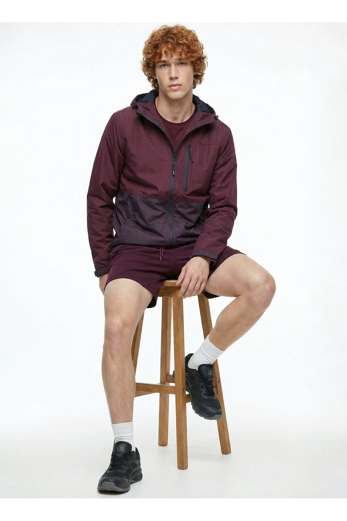 Discovery Expedition D6SM-MNT3700 Bordo Relaxed Erkek Spor Mont — زرشکی 5003327655
