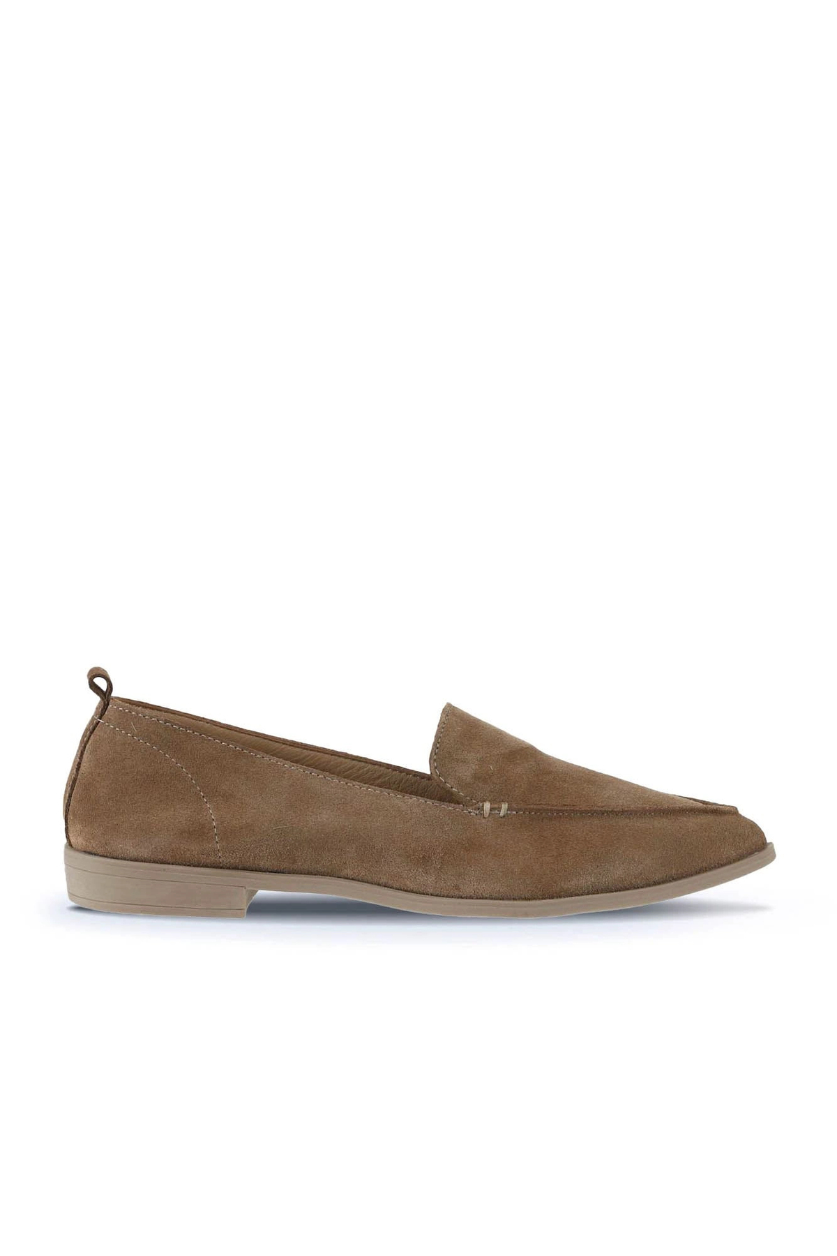 Shoes Tan Suede Women's Flat Flat Flats 01wn0128