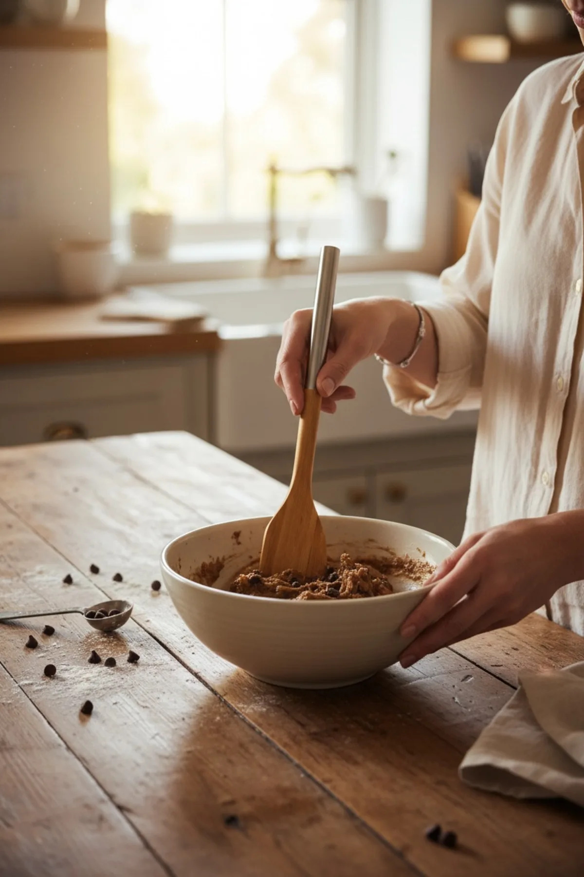 Metal Saplı Bambu Yan Spatula – Doğal Bambu Mutfak Gereci, Şık ve Dayanıklı Spatula