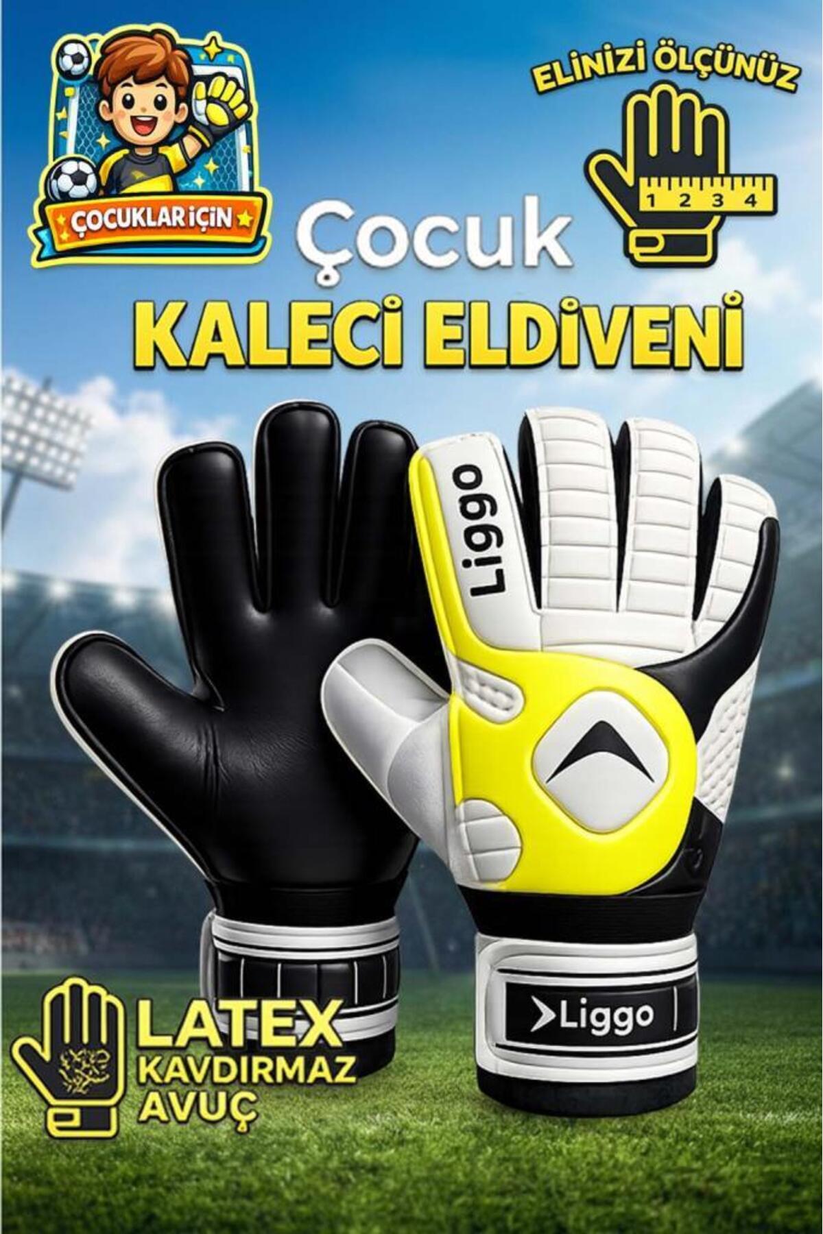 Reflex Kids Goalkeeper Gloves Wrist Bandage Size 5-6-7