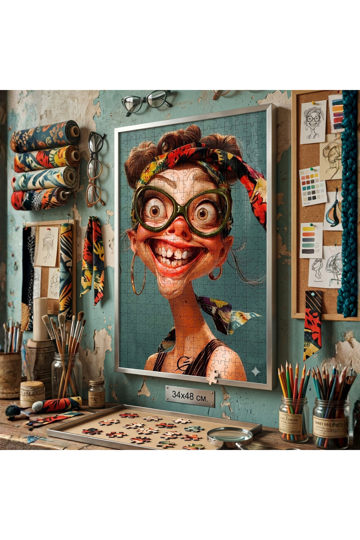 Soi Craft 500 Parça Puzzle Karikatür Tadında Hayat #247 - Fiyatı