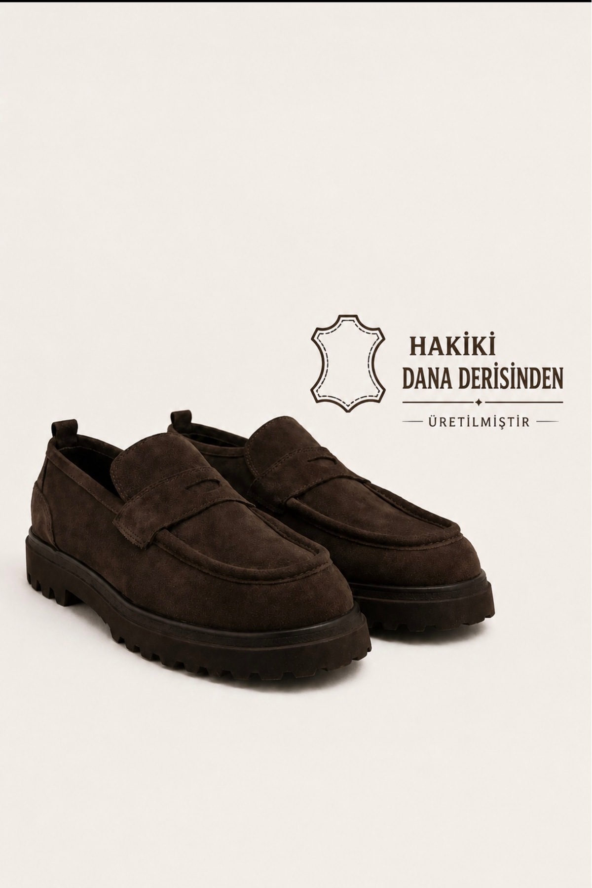 VARNAS Erkek Kahverengi Hakiki Süet Loafer Ayakkabı - Lorent görsel 8