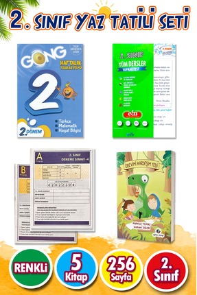 Harika Kitap 2.sınıf Tekrar Seti Tüm Dersler 3.sınıf Başlayacaklar İçin Eğlen...