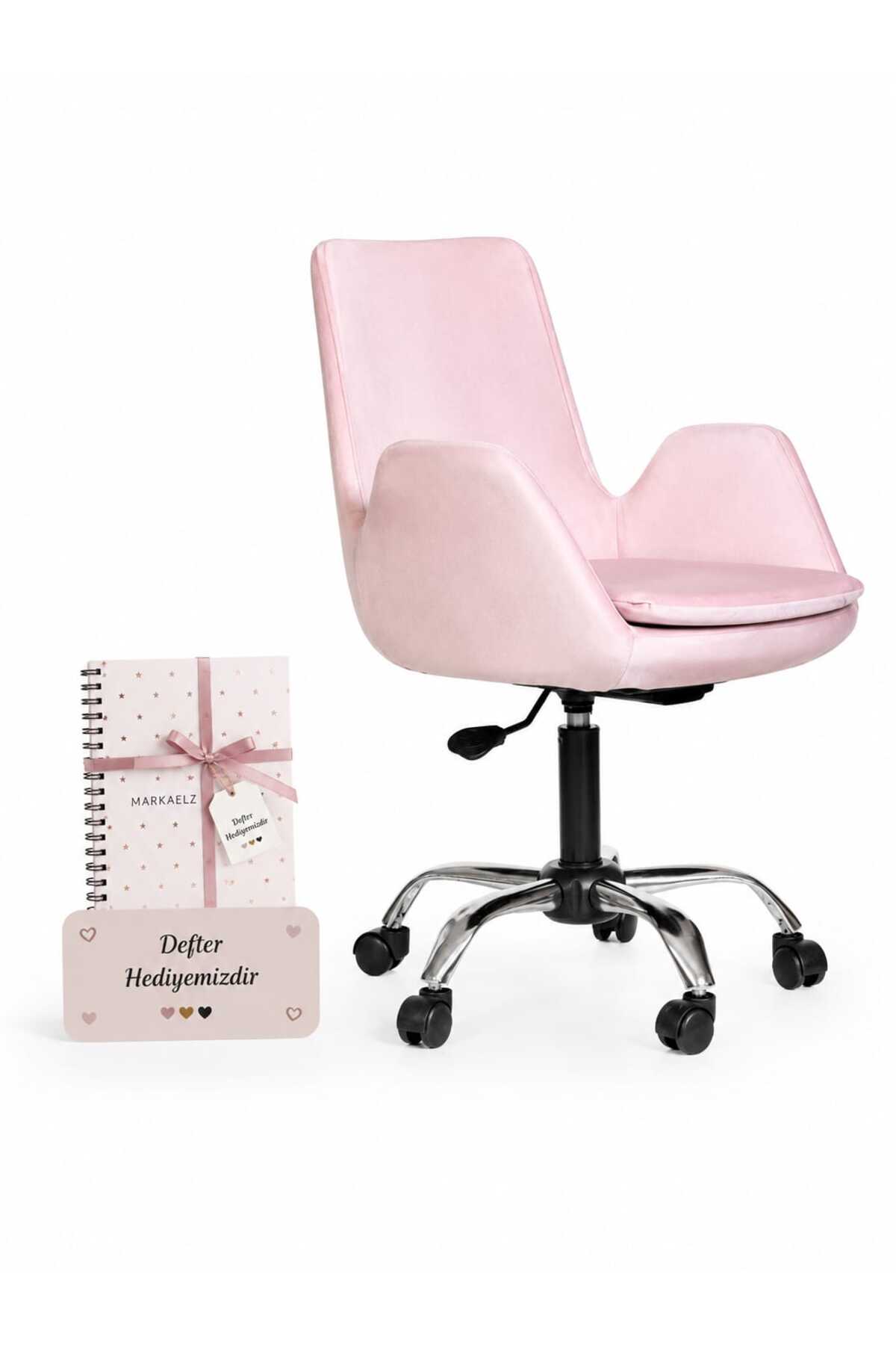 Office Nursery Study Chair with Chrome Metal Legs (adjustable) PESCADO