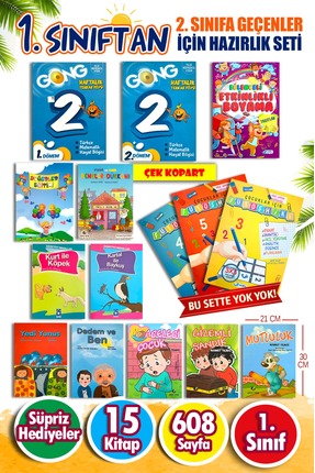 Harika Kitap 1.sınıftan 2.sınıfa Geçenler Için Yaz Tatili Kitabı Tekrar Seti ...