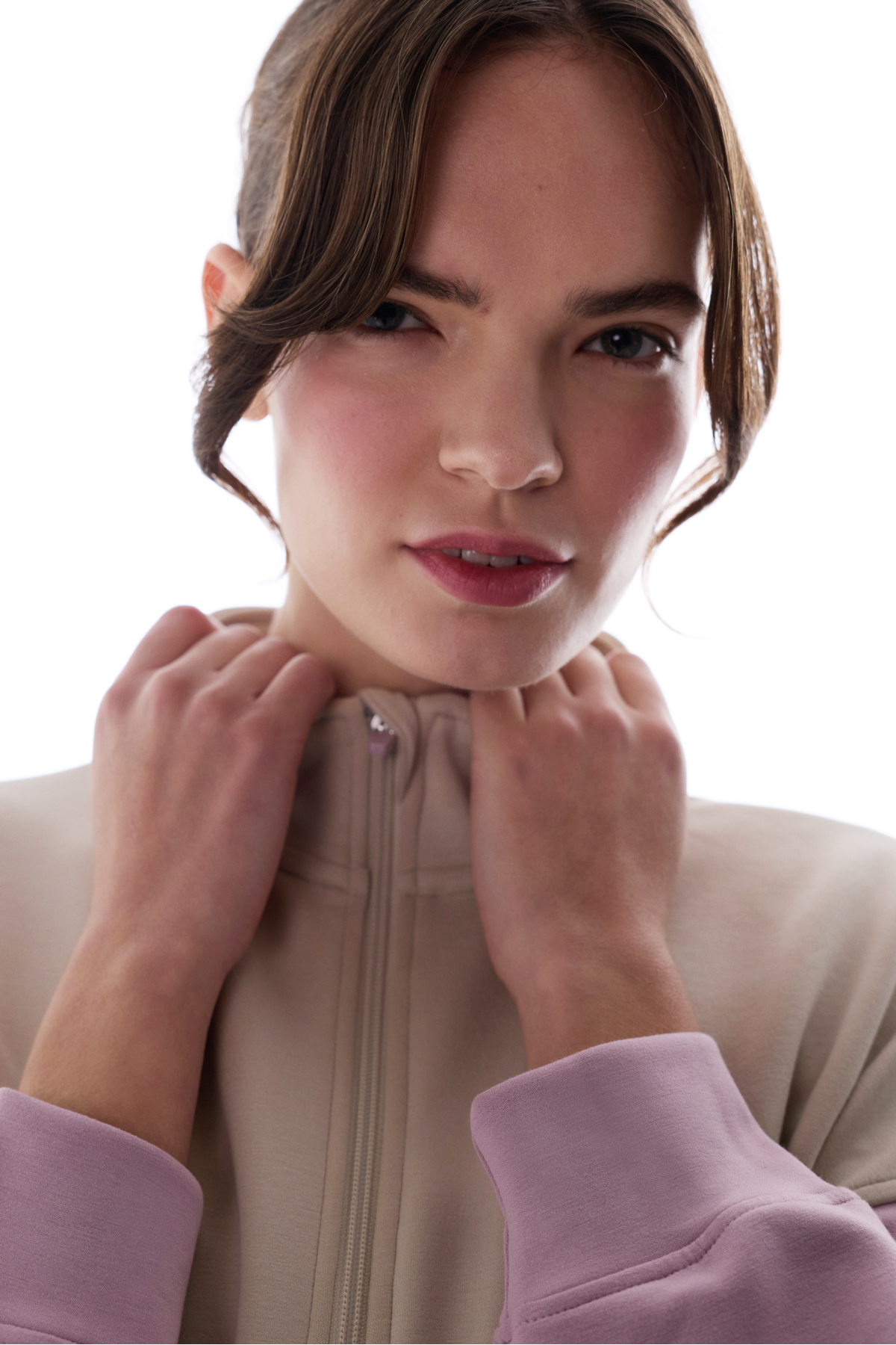 Penti  Açık Lila Silky Feel Color Block Sweatshirt - Görsel 3