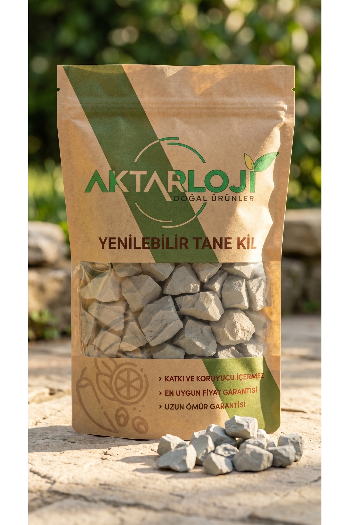 150 Gr Doğal Tane Kil Yenilir Taş Kil Yeşil — A1-Tane-Kil-150-gr — تصویر 2 از 8