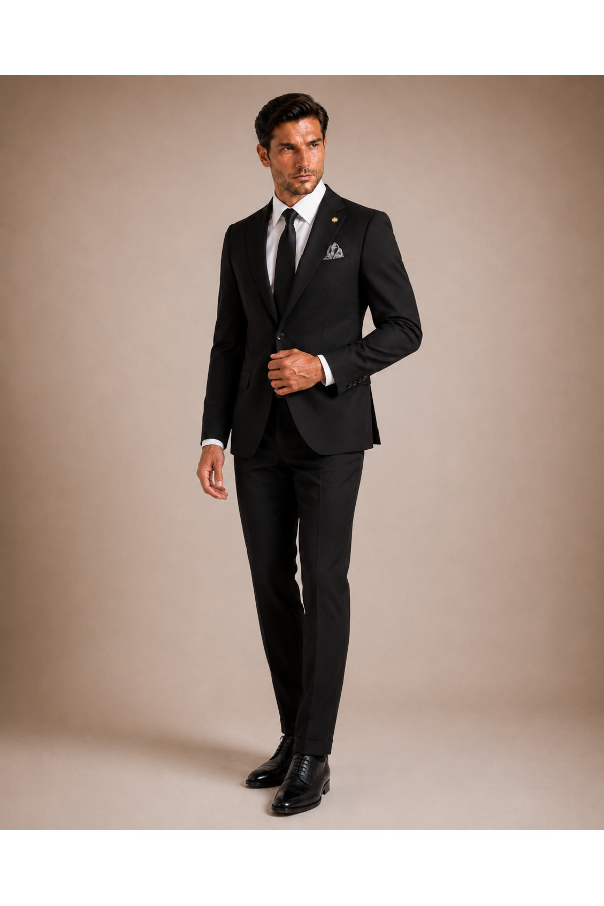 The Tailor Classics Erkek Klasik Takım Elbise - Erkek Pantolon Ceket - Dikiş Detaylı Çift Yırtmaçlı Takım Elbise görsel 8