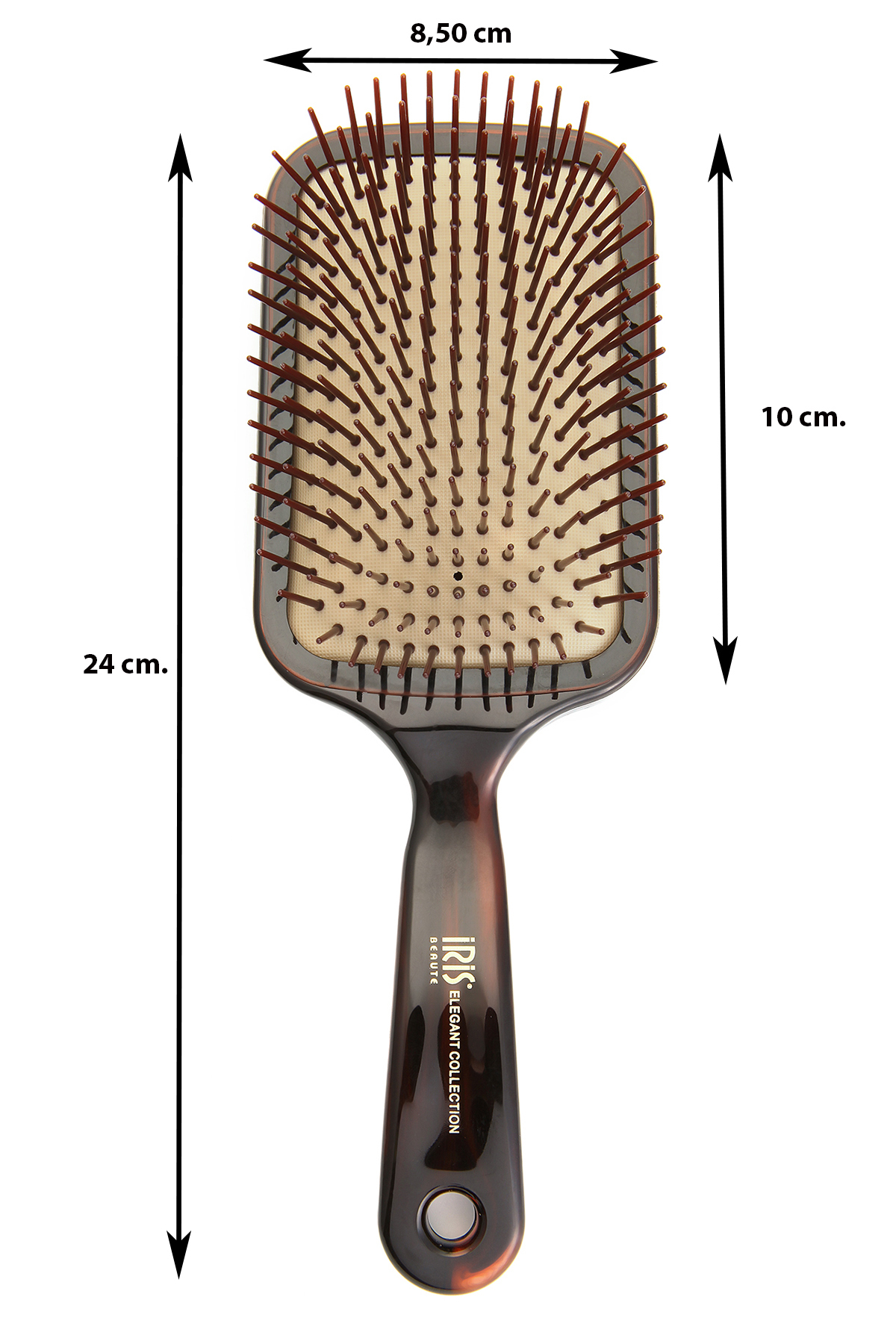 Saç Fırçası Topsuz Diş Uçları Dolaşık Açıcı Kaynak Saça Uyumlu Paddle Brush 51038 — سفید 8698323510386 — تصویر 2 از 4