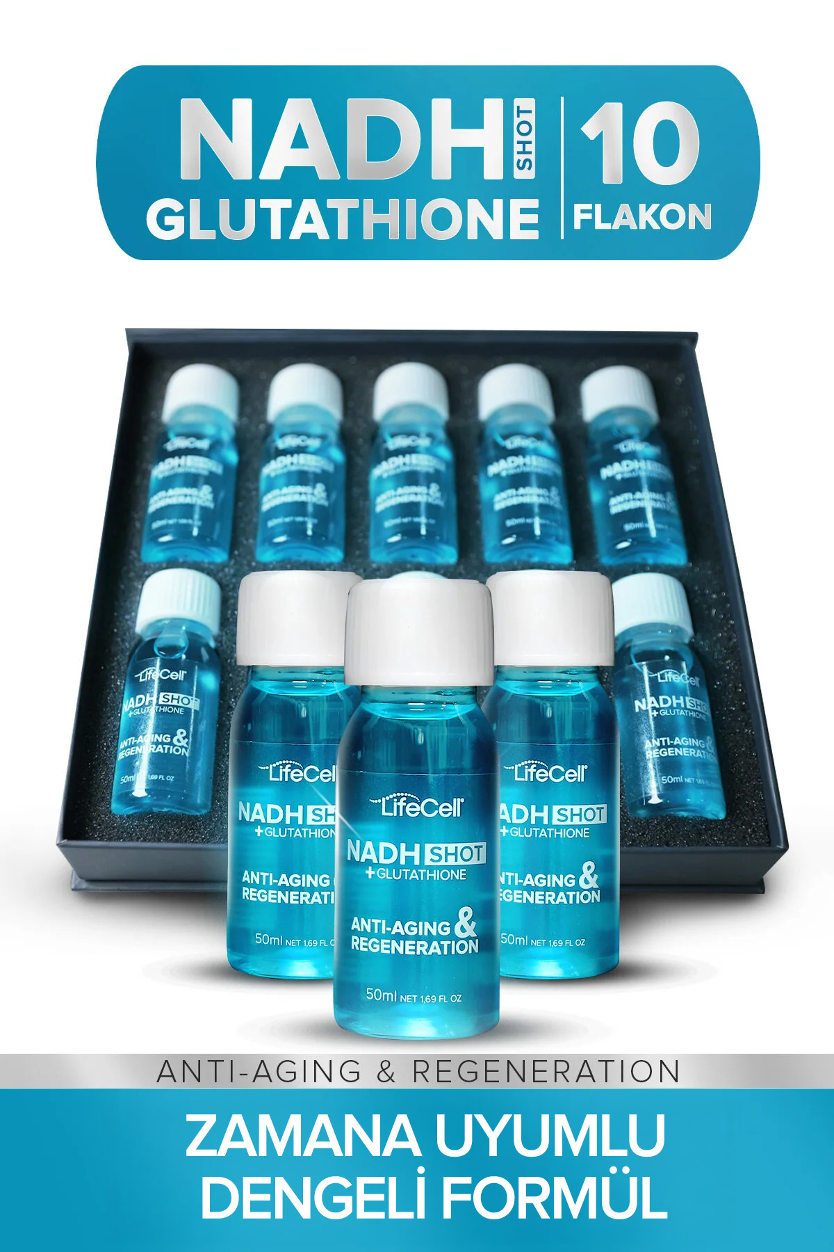 glutathione ampolla Compounded Injections Lifecell Nadh Shot + Glutathione