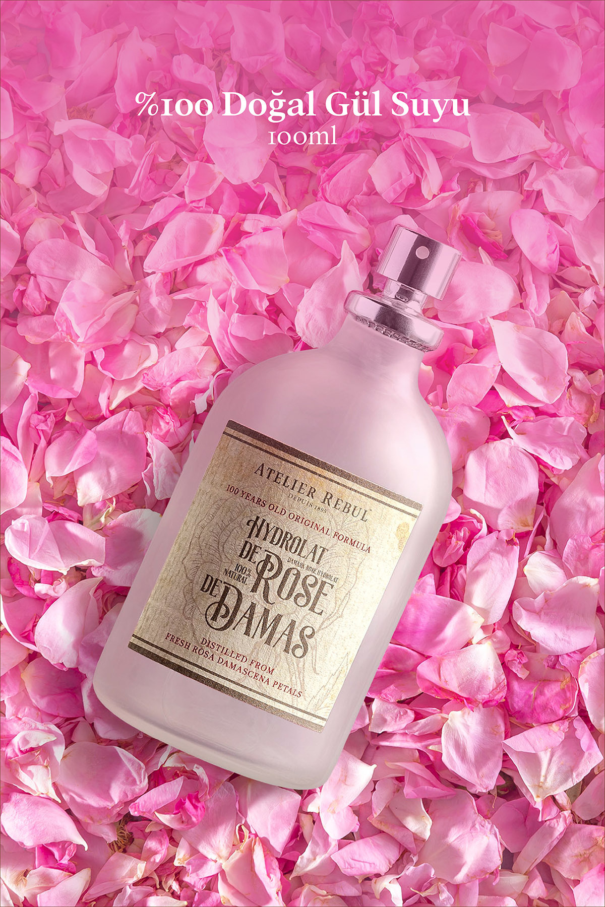 Damask Rose Mist %100 Doğal Gül Suyu 100 ml — AT6857.00001