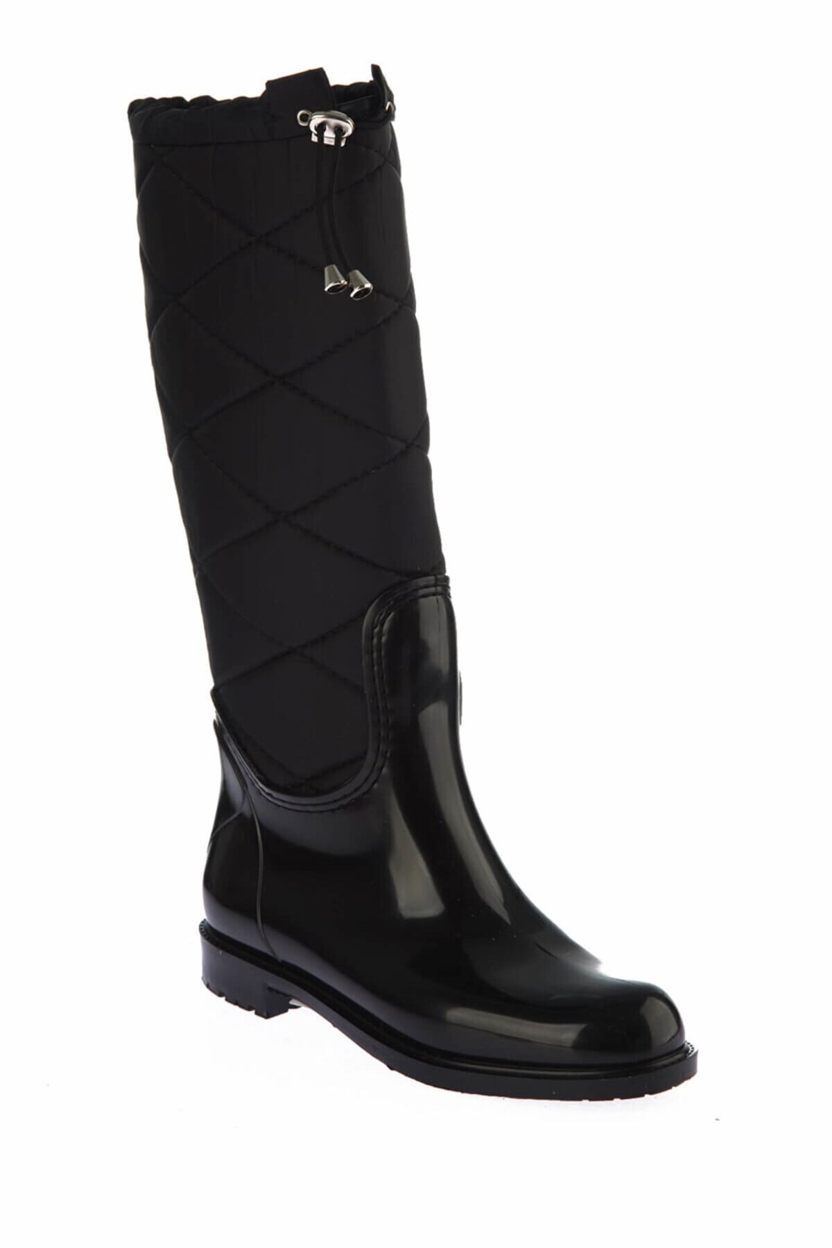 Fox Shoes E476051504 Siyah Kadın Yağmur Çizmesi görsel 2