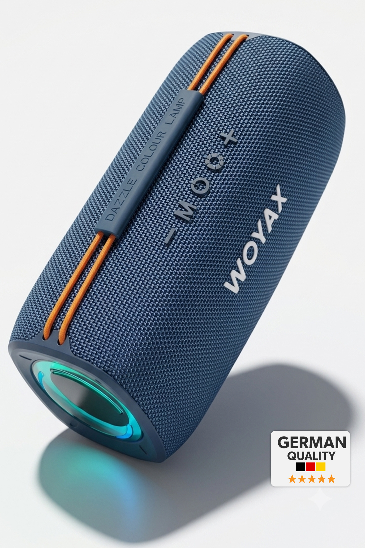 Portable Bluetooth Speaker, 30W Wireless Oval Speaker, Sound Grenade USB, TWS, 30W Powerful Sound Bass Large Small