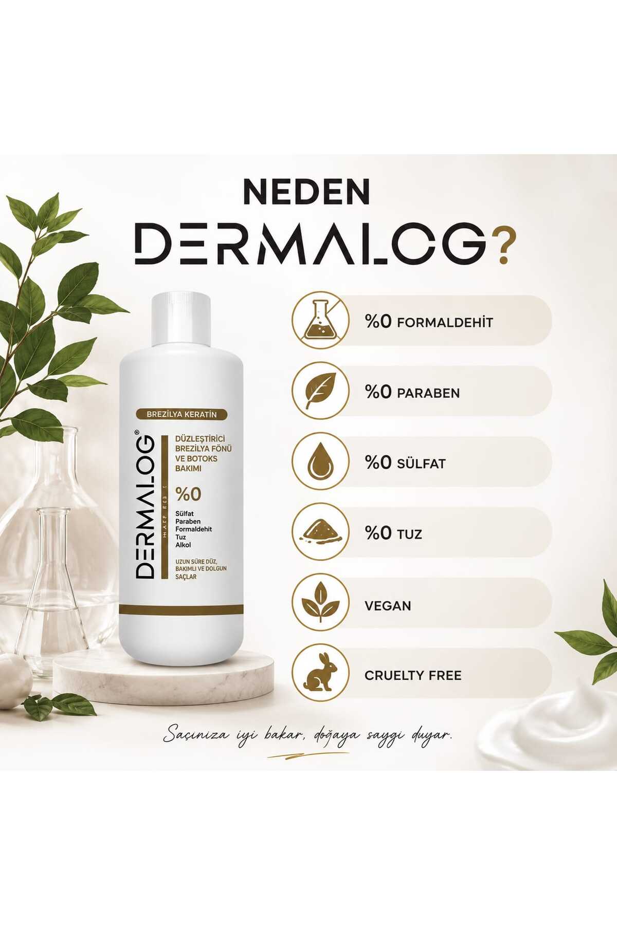 Brezilya Keratin- Keratin Bakımı & Botox Bakımı & Kalıcı Düzleştirici Ve Onarıcı Bakım 500 Ml — DRMLG08 — تصویر 3 از 9