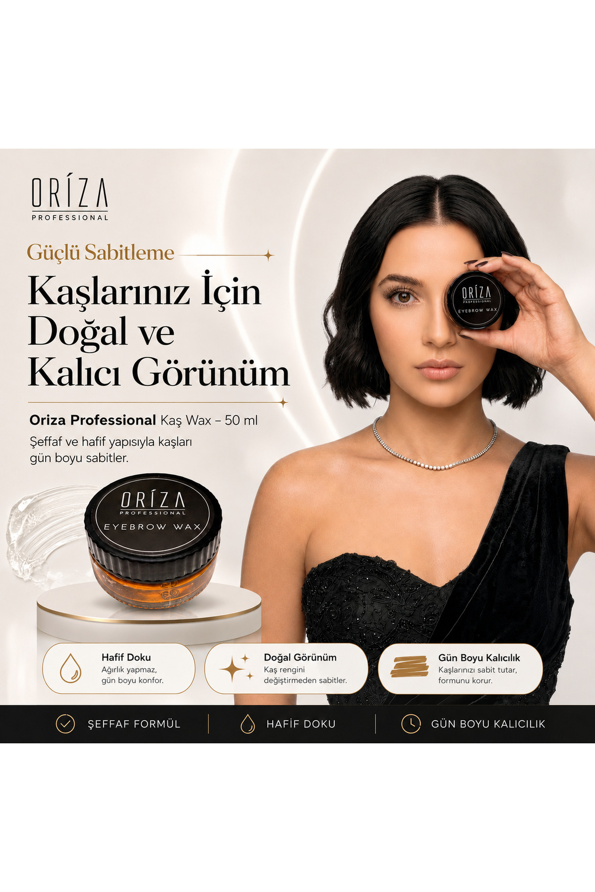 وکس ابرو، تثبیت کننده ابرو با ظاهری طبیعی و قوی، 50 میلی لیتر — ORZ-EYE-WAX — تصویر 2 از 4