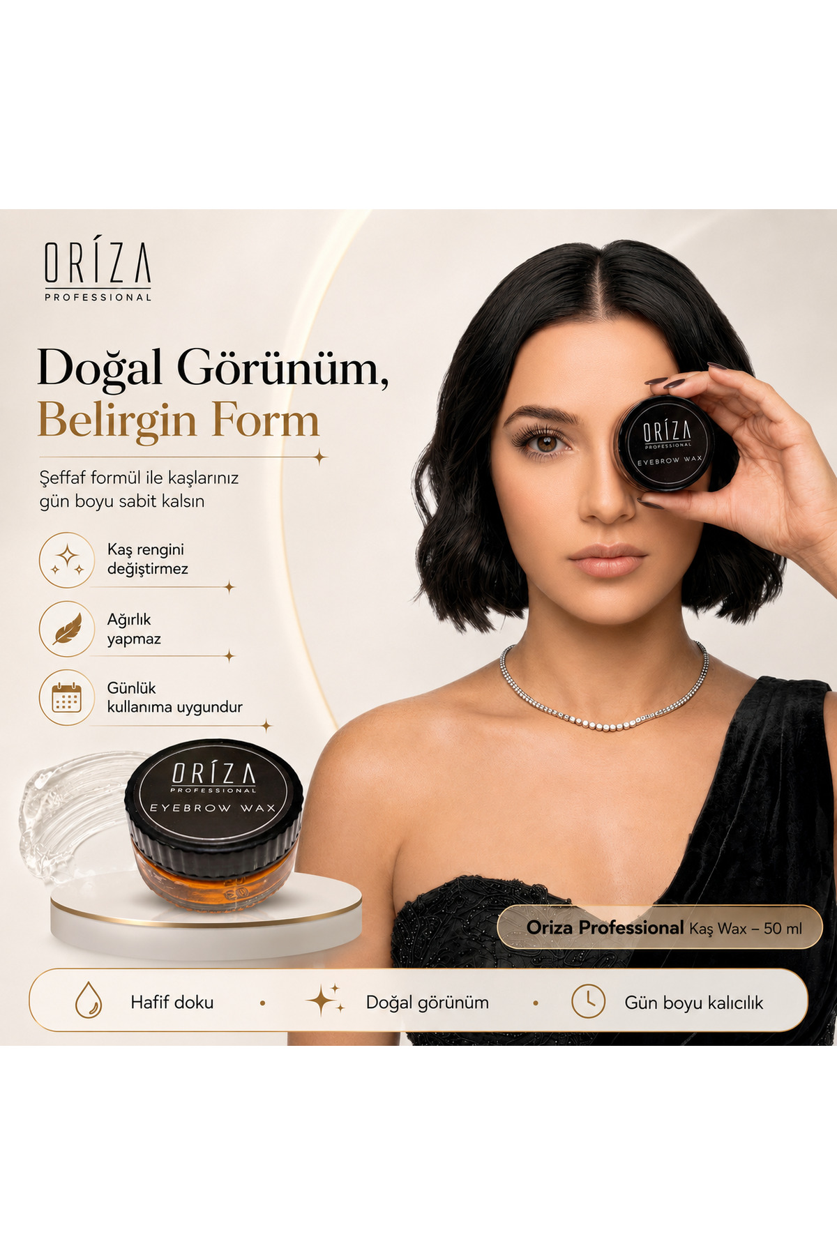 وکس ابرو، تثبیت کننده ابرو با ظاهری طبیعی و قوی، 50 میلی لیتر — ORZ-EYE-WAX — تصویر 4 از 4