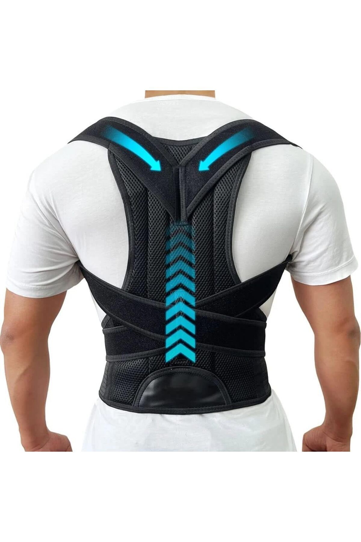 کرست پوسچر ایستاده تصحیح کننده وضعیت بدن ضد قوز زیر سیم زیر سیم قابل تنظیم پزشکی کرست یونیسکس پزشکی 5