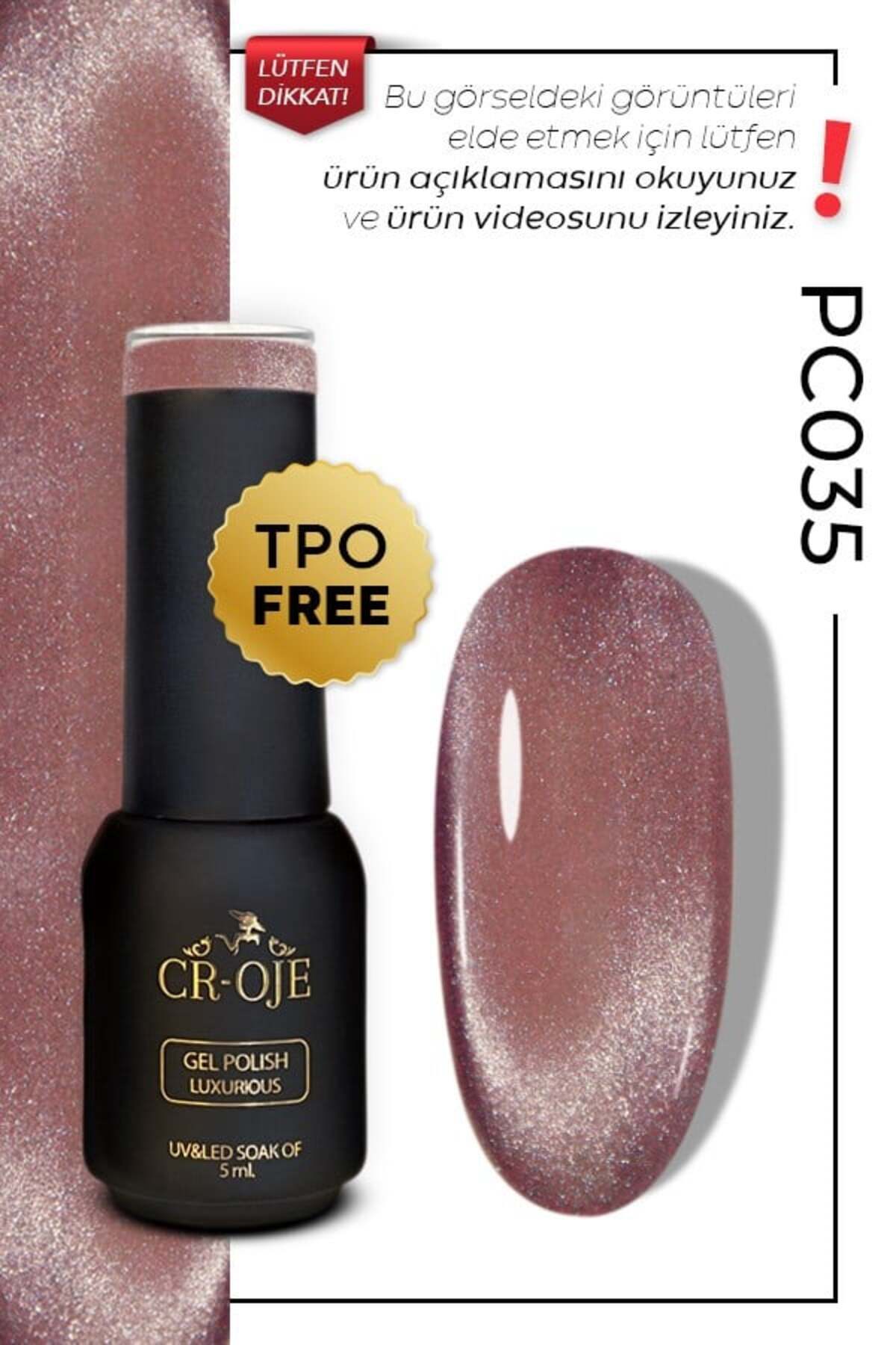 Inci Tanecikli Manyetik Cat Eye / Kedi Gözü- PC035 (5 ML) — رنگارنگ yenicateyeserisi