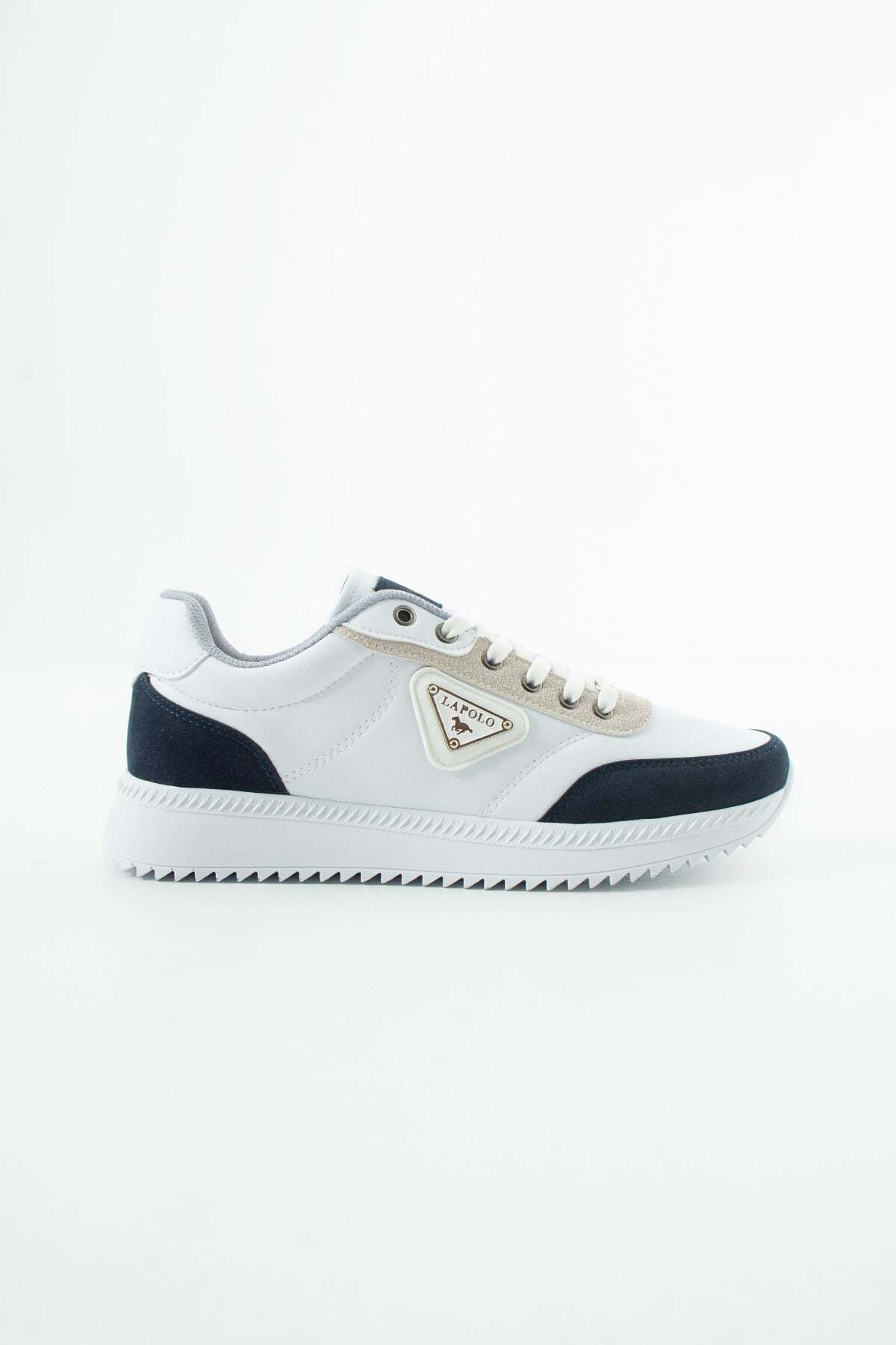 L.A Polo Beyaz Lacivert Erkek Sneaker görsel 5